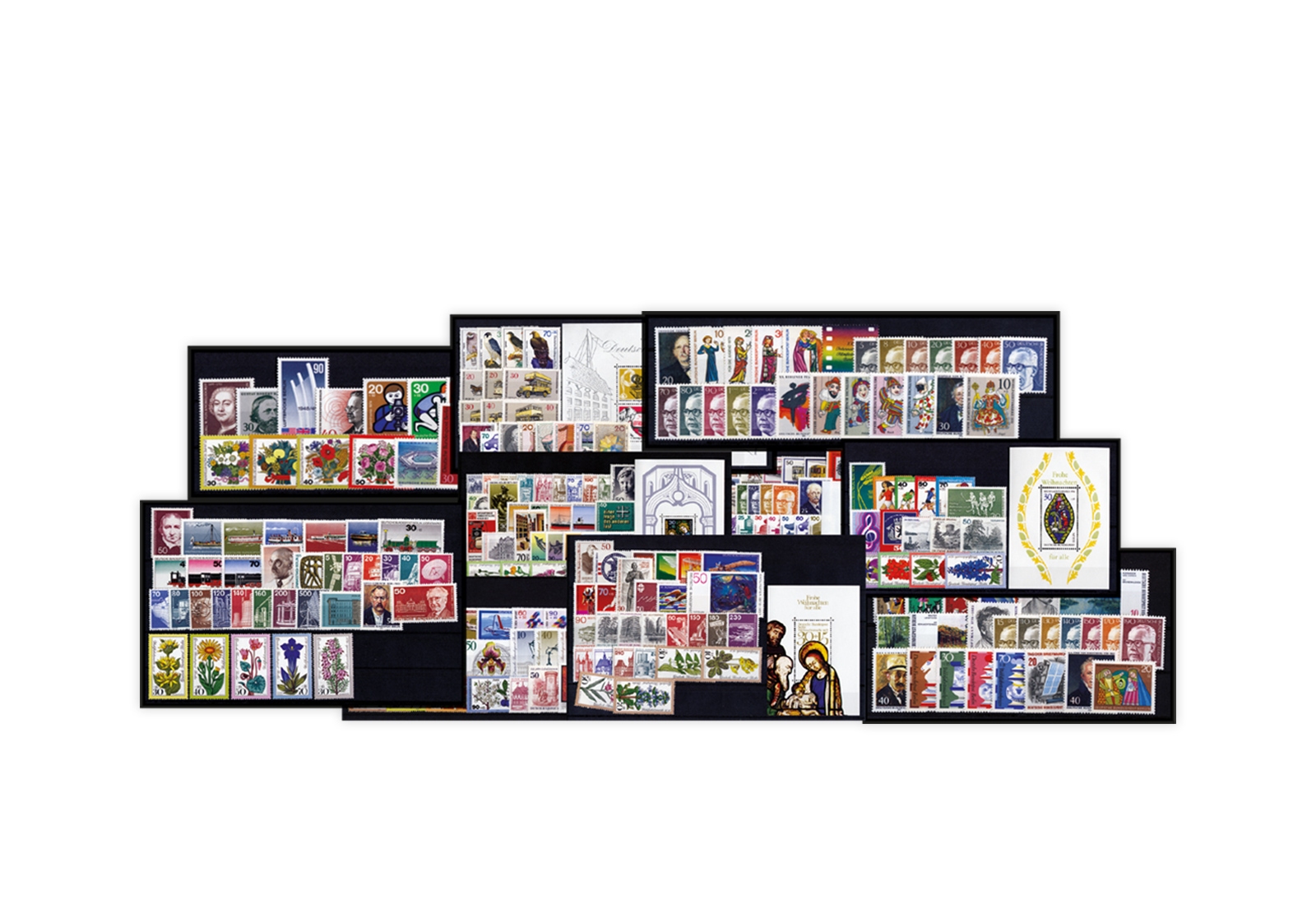 Berlin Jahrgänge 1970-1979 Sparpaket komplett Mi.Nr. 353-613 **