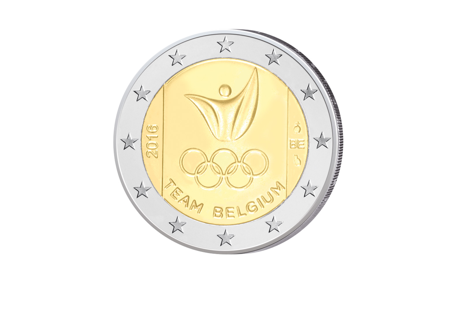 2 Euro 2016 Belgien Olympiade in Rio de Janeiro st in Coincard