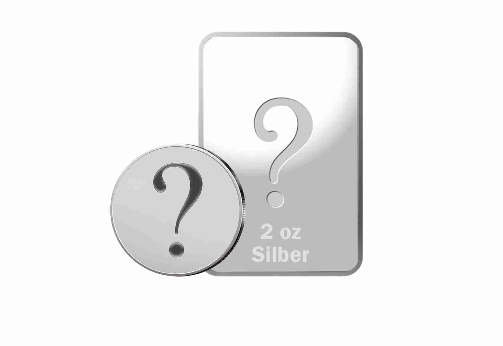 Silber-Konvolut - 2 Unzen Barren unserer Wahl inkl. Sammlermünze