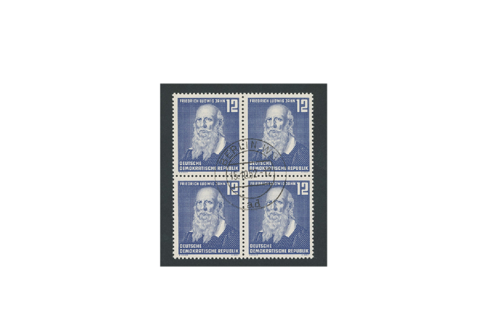 Briefmarken DDR Todestag Ludwig Jahn 1952 Michel-Nr. 317 gestempelt
