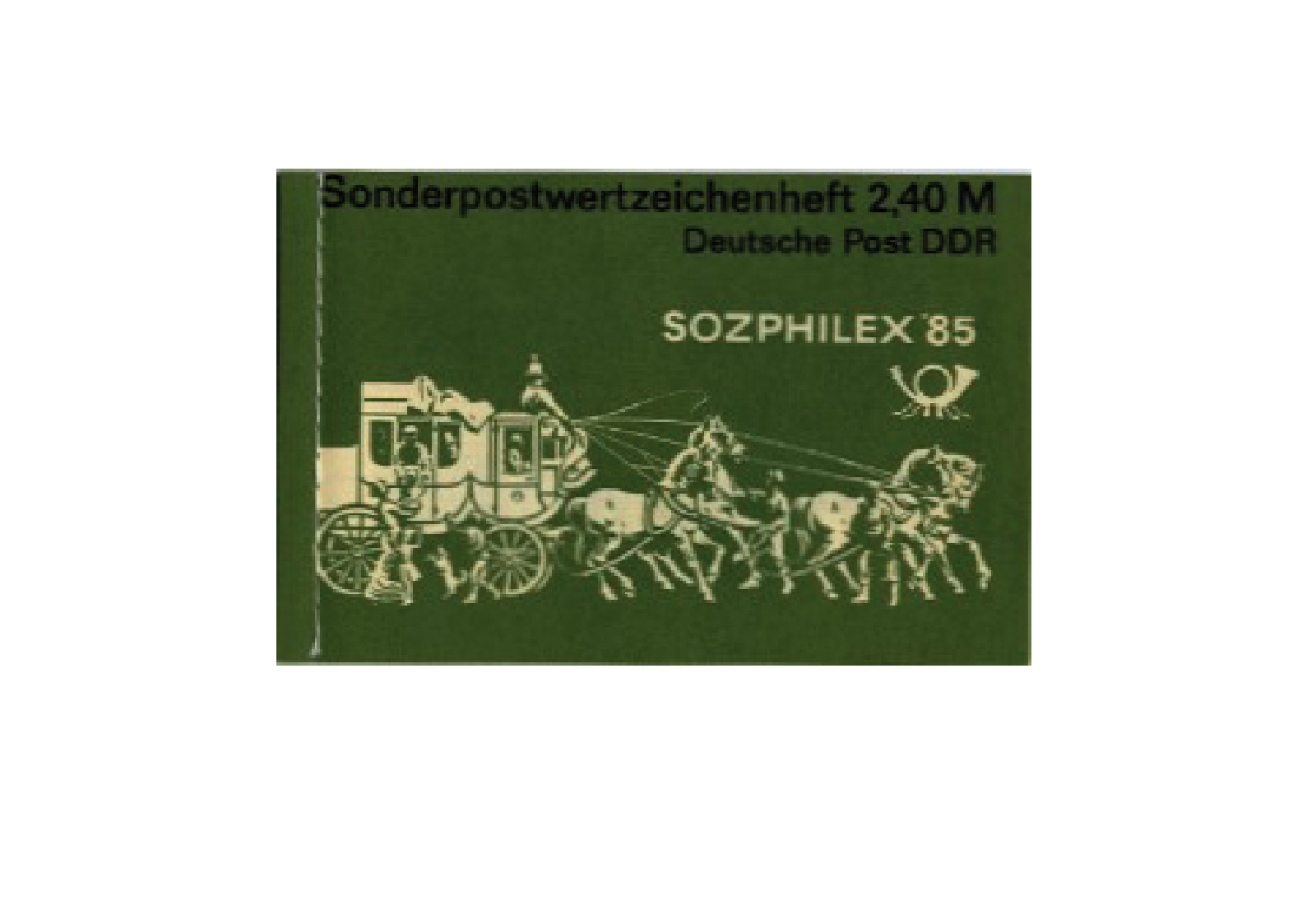 DDR Markenheftchen Sozphilex 1985 MH Mi.Nr. 8 postfrisch