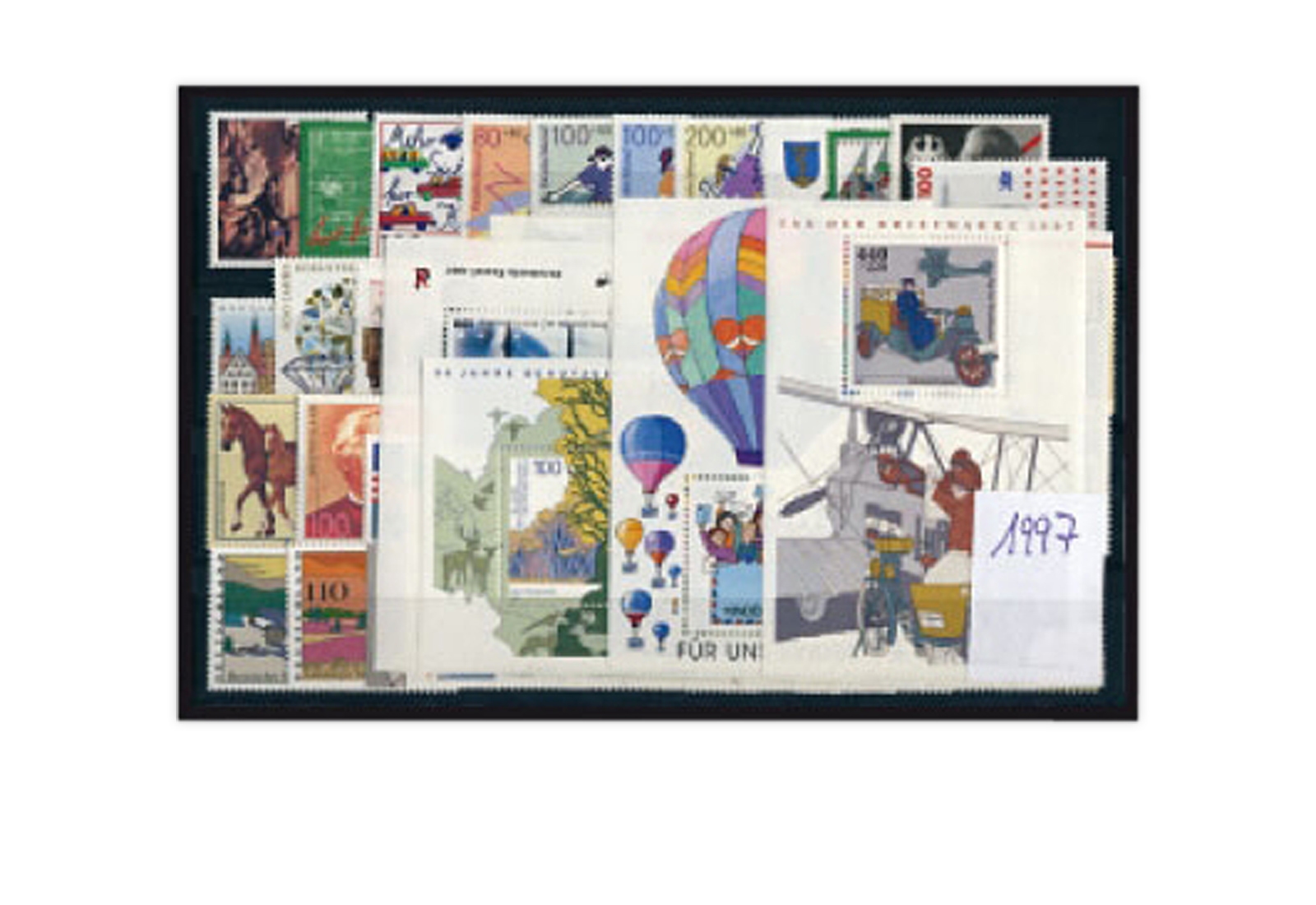 Briefmarken BRD Jahrgang 1997 Michel-Nr. 1895-1964 gestempelt