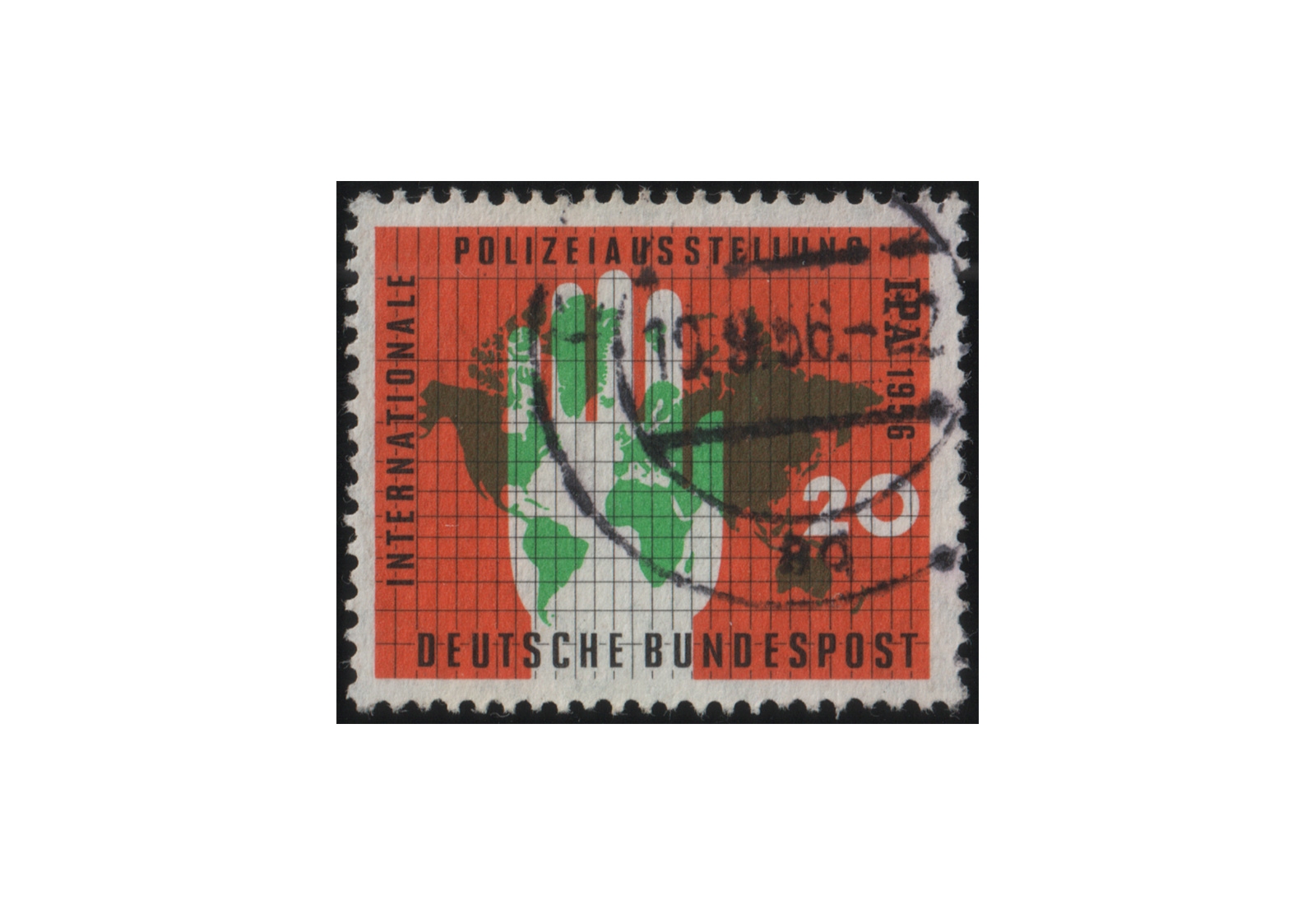 BRD Internationale Polizeiausstellung (IPA) 1956 Mi.Nr. 240 gestempelt
