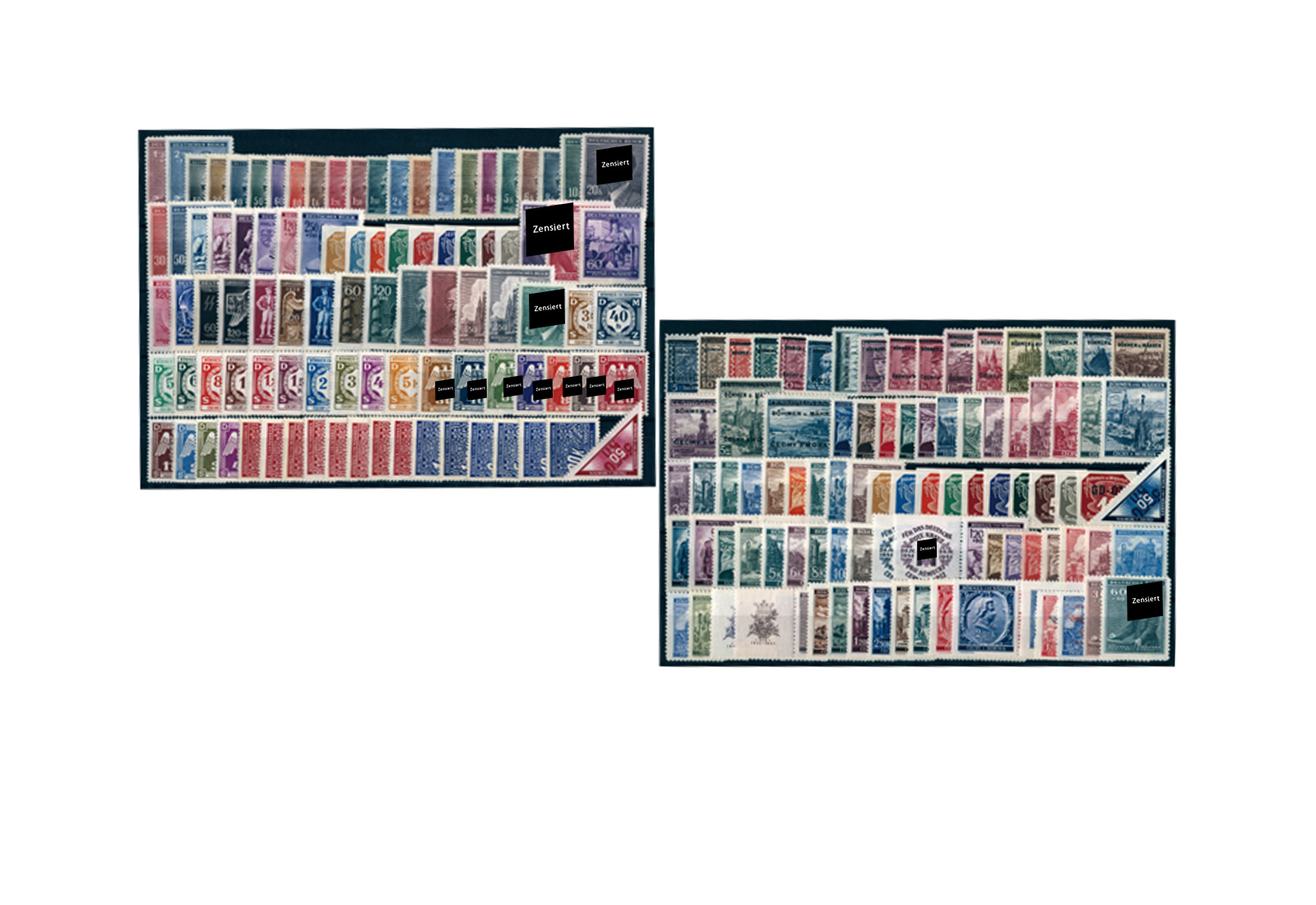 Komplett-Kollektion Böhmen und Mähren 1939 bis 1945 postfrisch