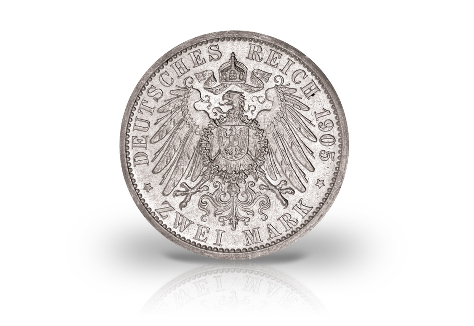 2 Mark 1905 Deutsches Kaiserreich Schwarzburg-Sondershausen Fürst Karl Günther Jaeger-Nr. 169a