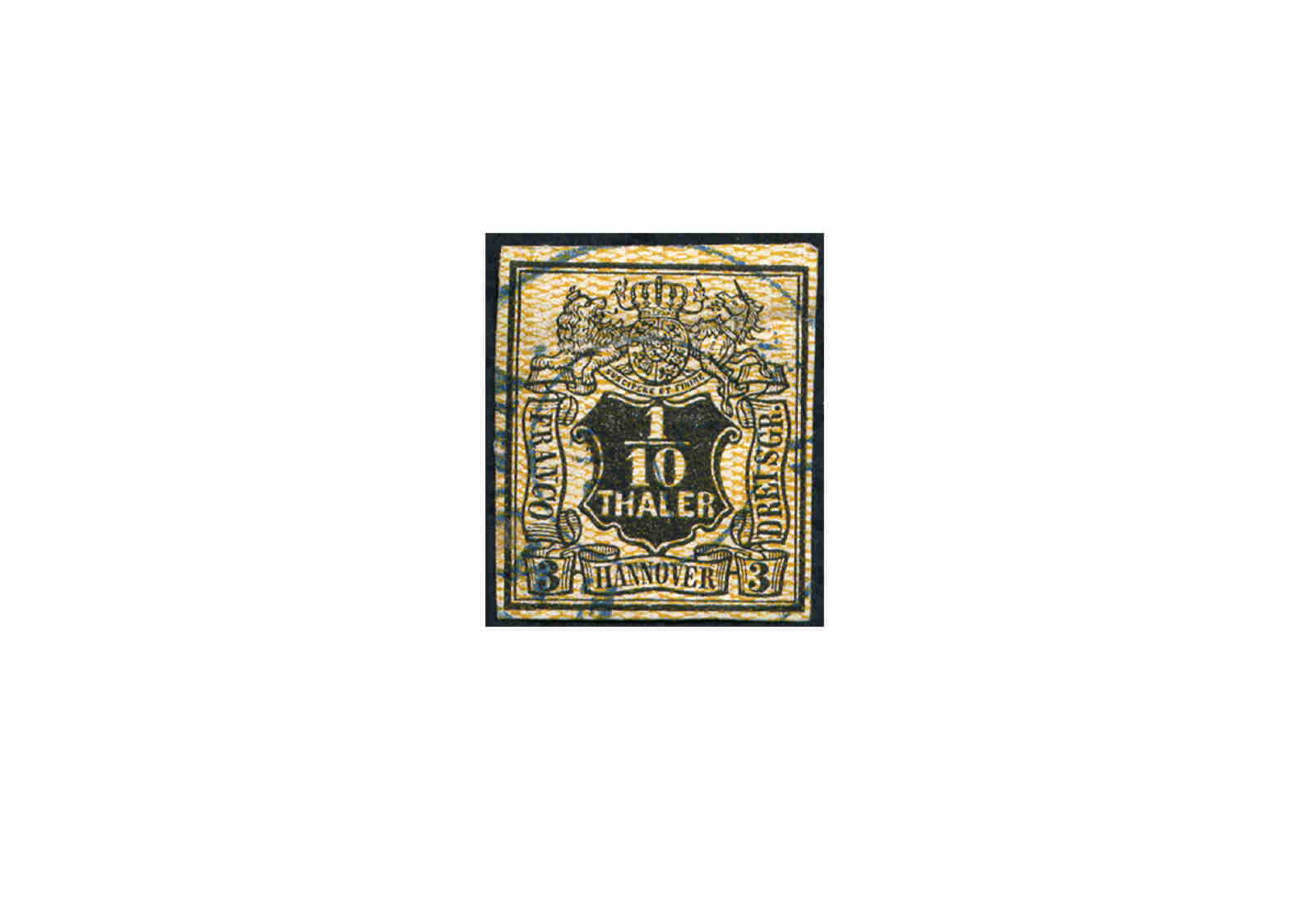 Briefmarke Altdeutschland Hannover Freimarke 1855 Michel-Nr. 7 gestempelt