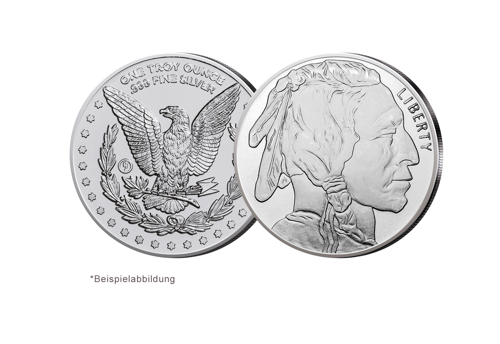 USA 1 oz Silber mit Motiv unserer Wahl