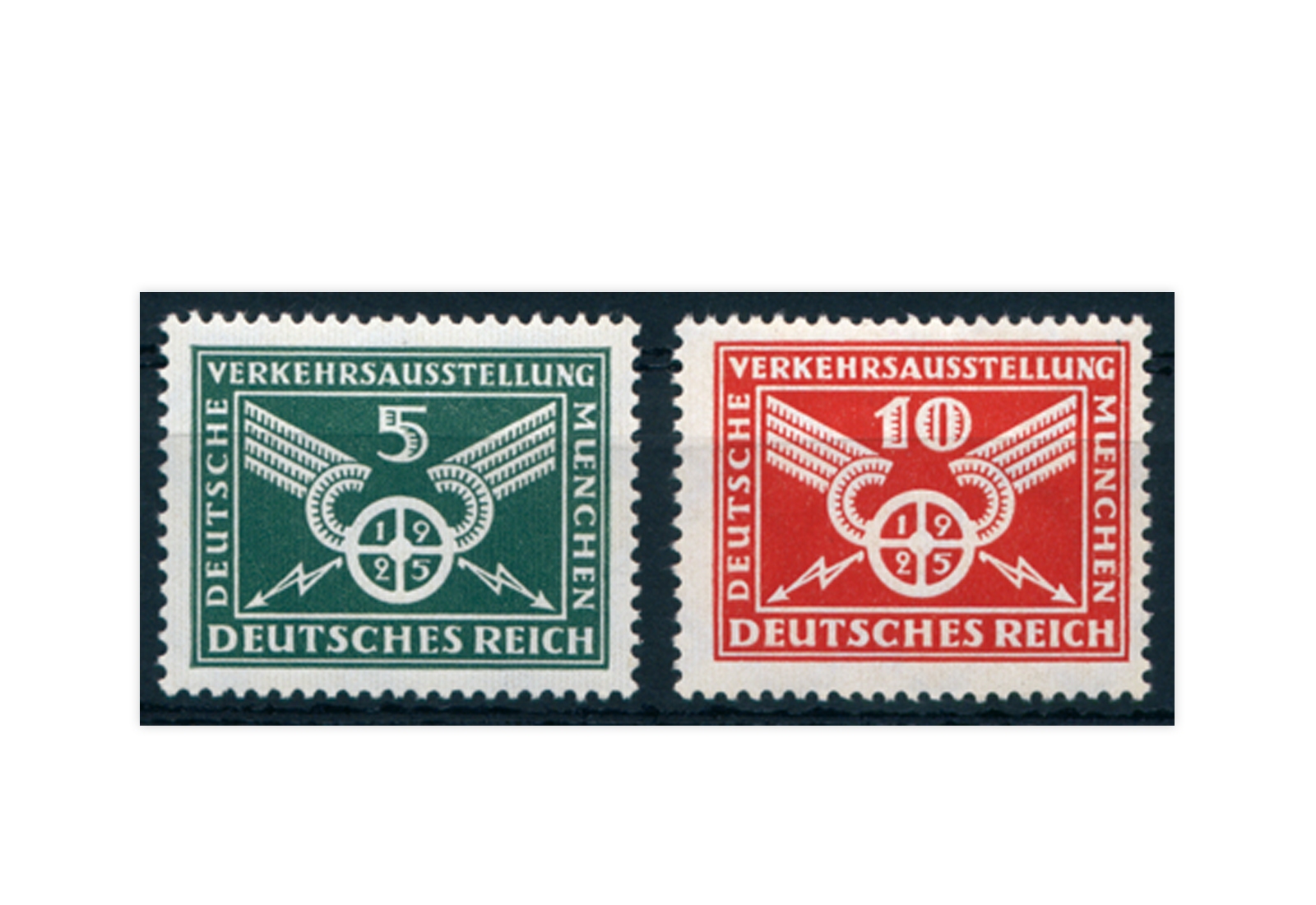 Briefmarken Deutsches Reich 1925 Michel-Nr. 370/371 postfrisch