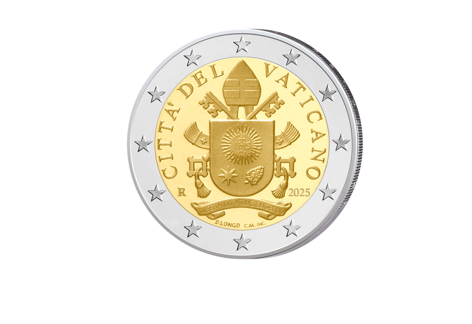 2 Euro 2025 Vatikan Kursmünze st