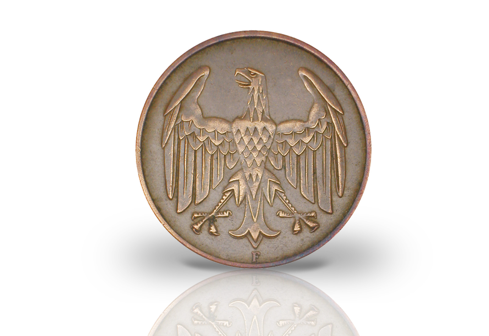 4 Pfennig 1932 Weimarer Republik Brüningtaler Prägestätte D Jaeger-Nr. 315