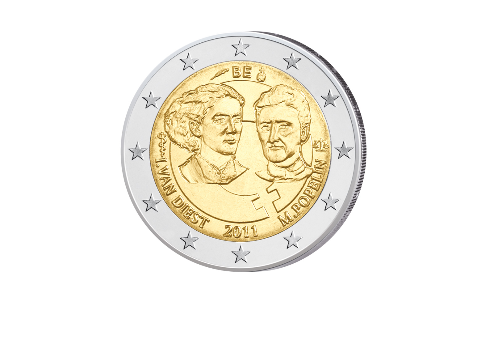 2 Euro 2011 Belgien 100. Internationaler Weltfrauentag bfr.