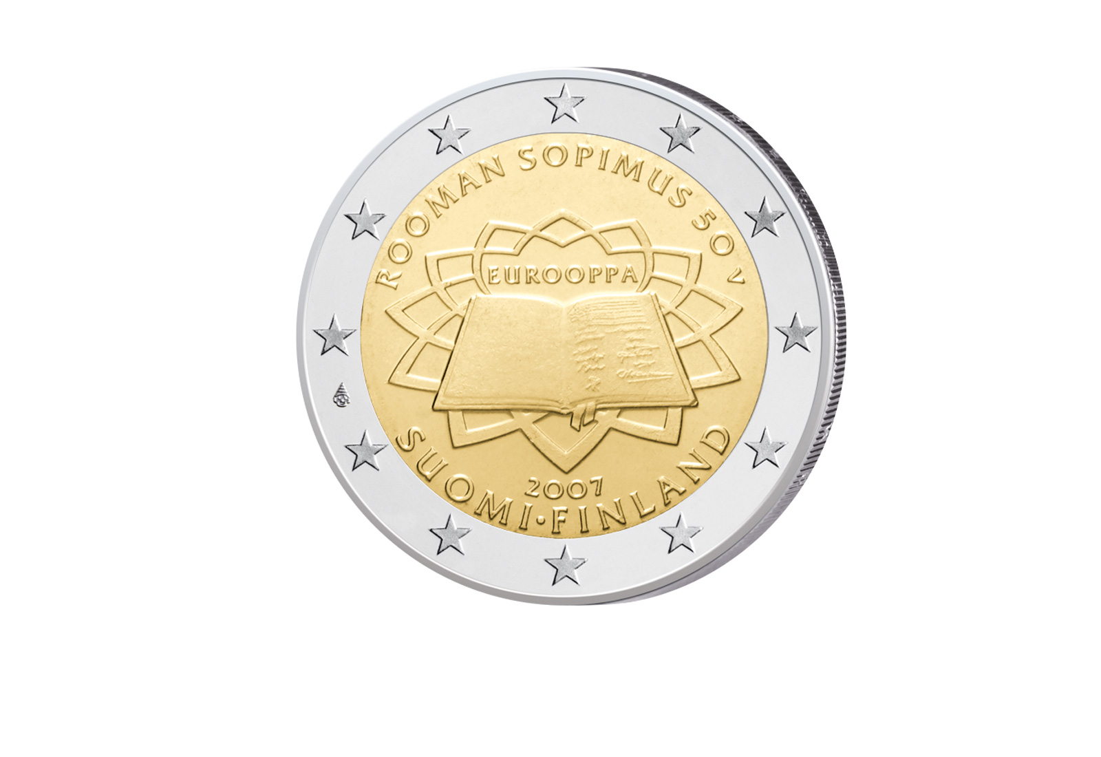 2 Euro 2007 Finnland 50 Jahre Römische Verträge Gemeinschaftsausgabe