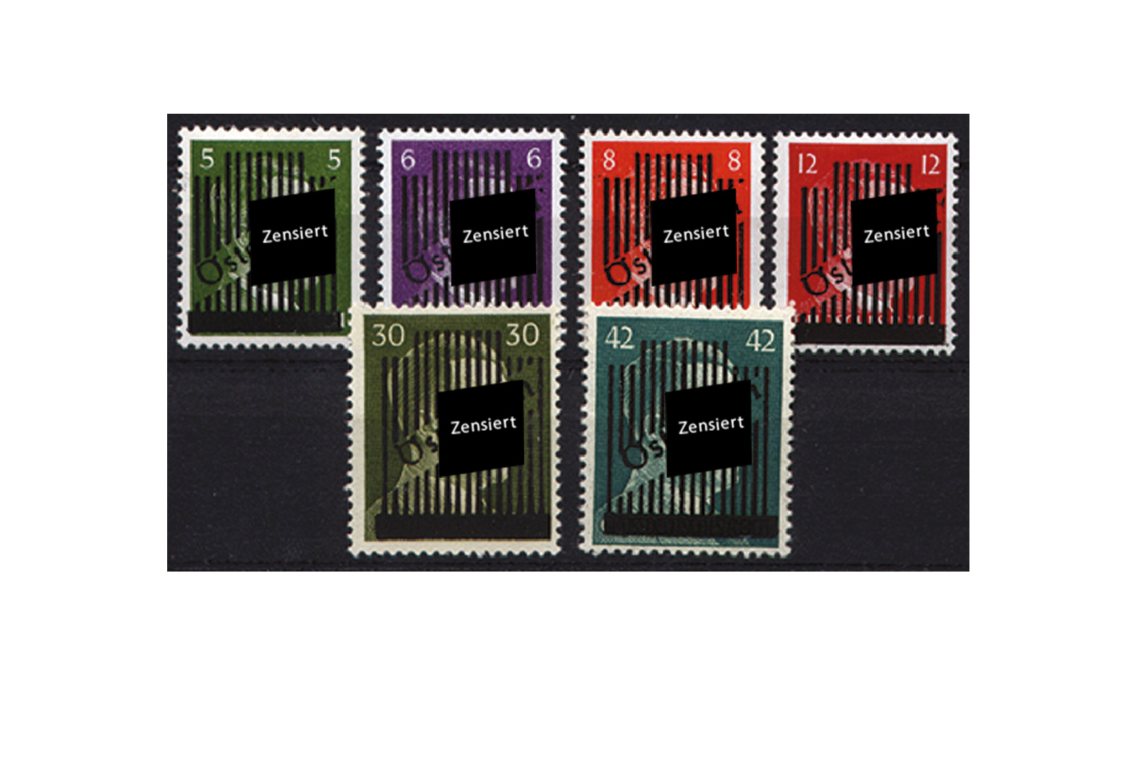 Österreich Frühausgaben Mi.Nr. 668 II /673 postfrisch