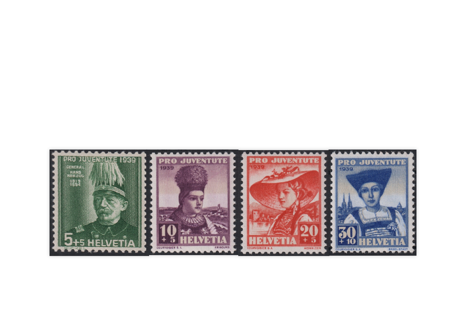 Schweiz Mi.Nr. 359/362 gest. Pro Juventute