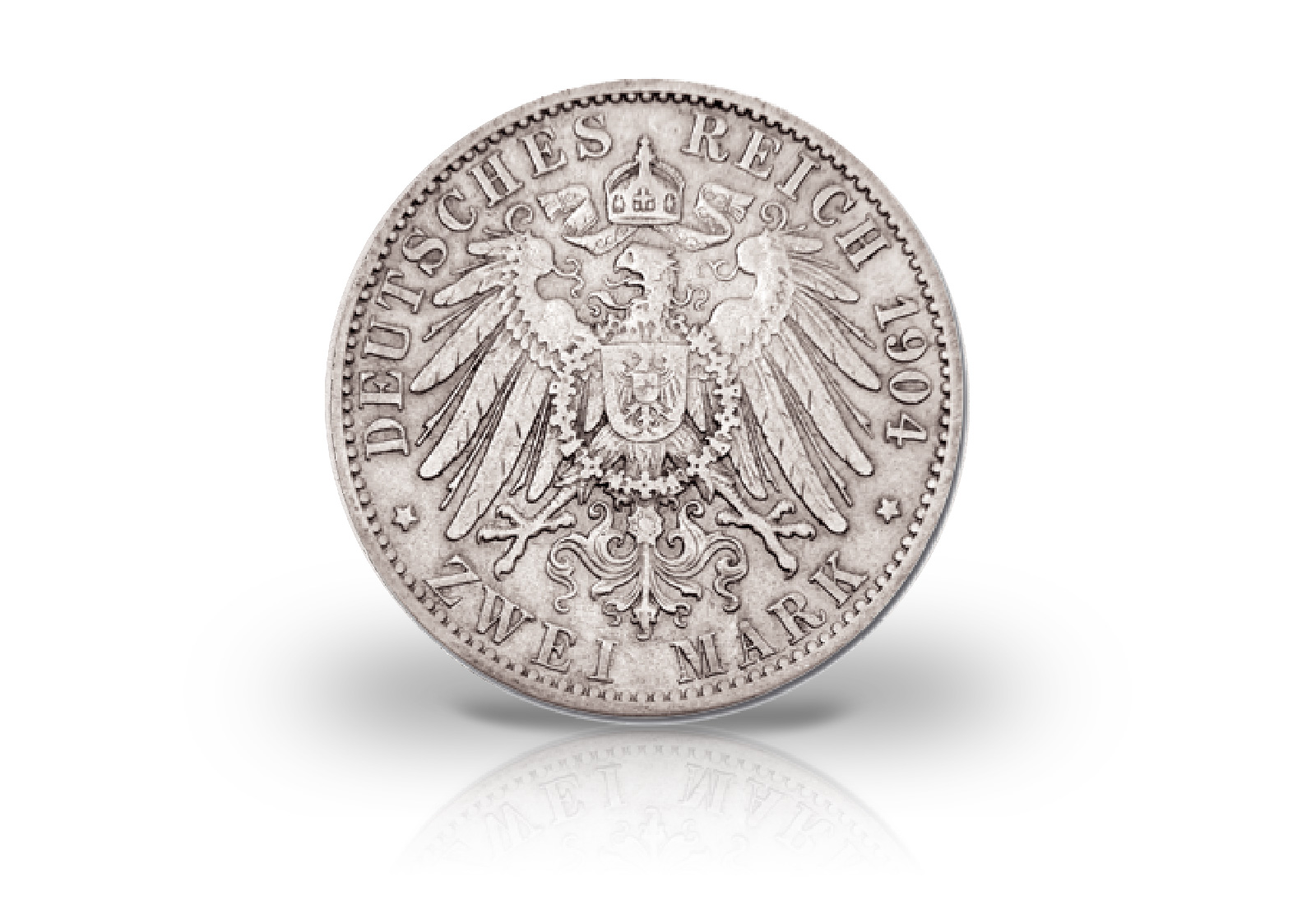 2 Mark 1903-1904 Deutsches Kaiserreich Sachsen König Georg Jaeger-Nr. 129