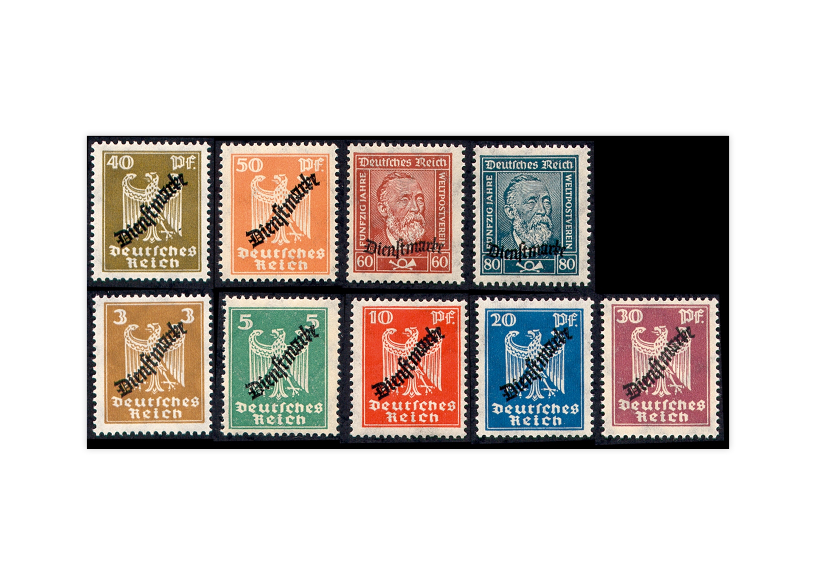 Deutsches Reich Mi. Nr. D 105/13 postfrisch