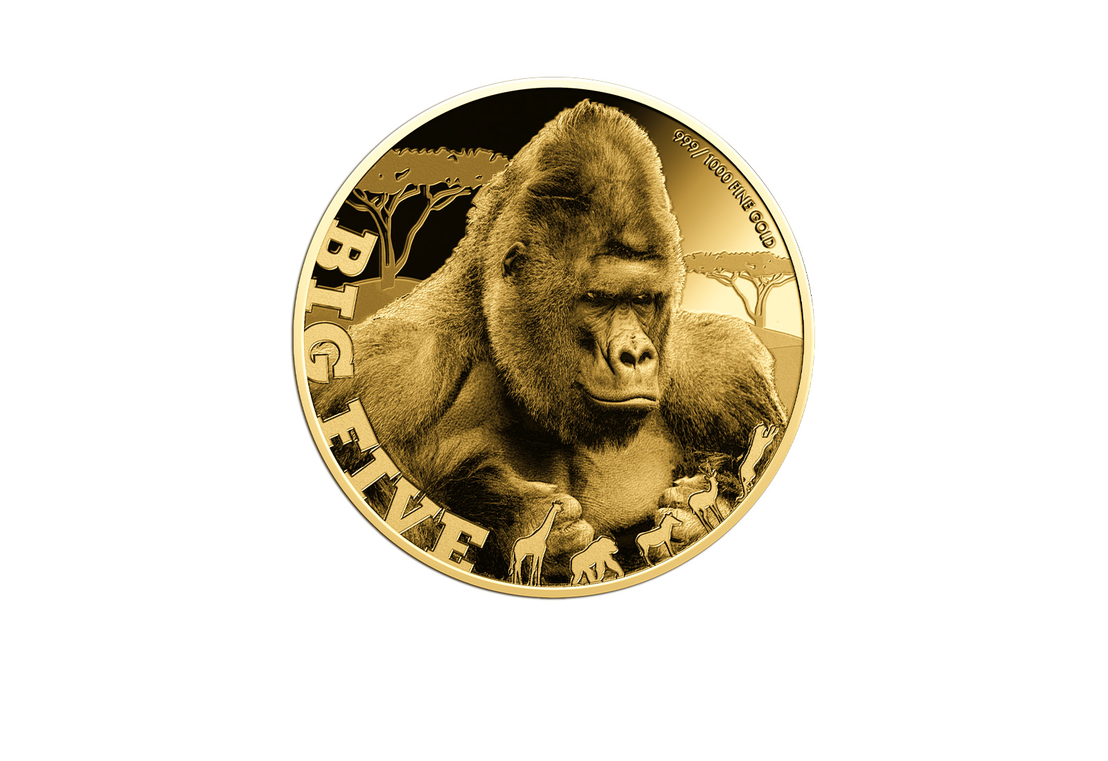 Goldmünzen-Kollektion "Big Five of Africa" im Sammler-Service