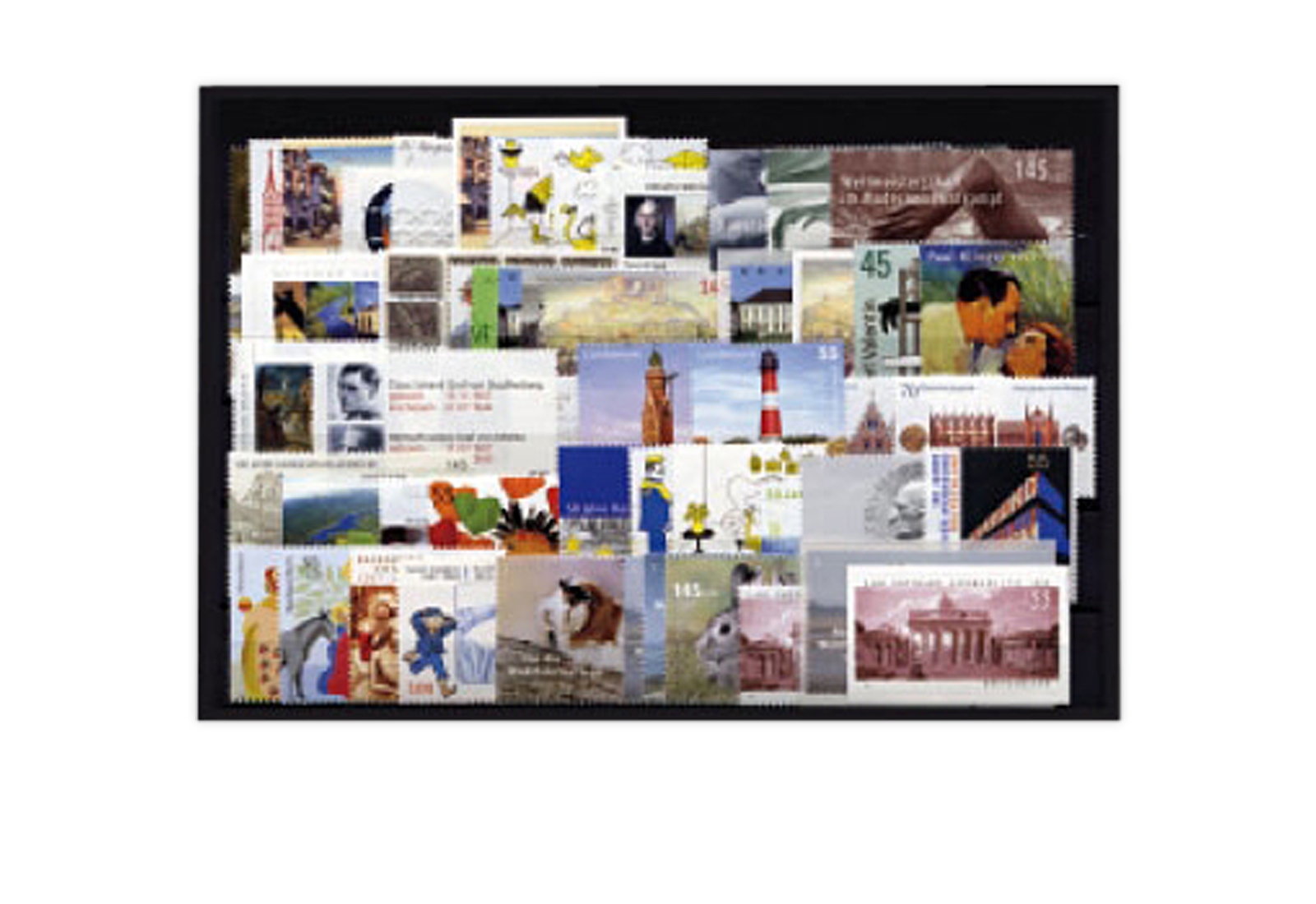 Briefmarken BRD Jahrgang 2007 Michel-Nr. 2578-2636 gestempelt