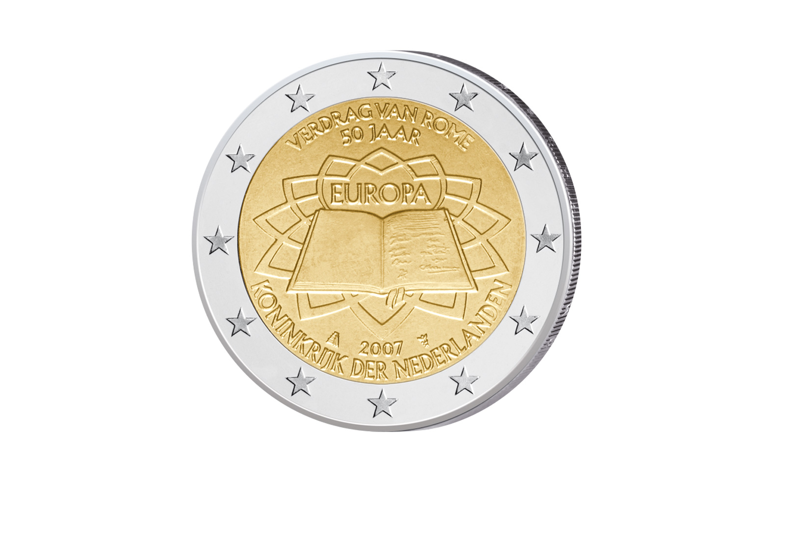 2 Euro 2007 Niederlande Römische Verträge bfr.