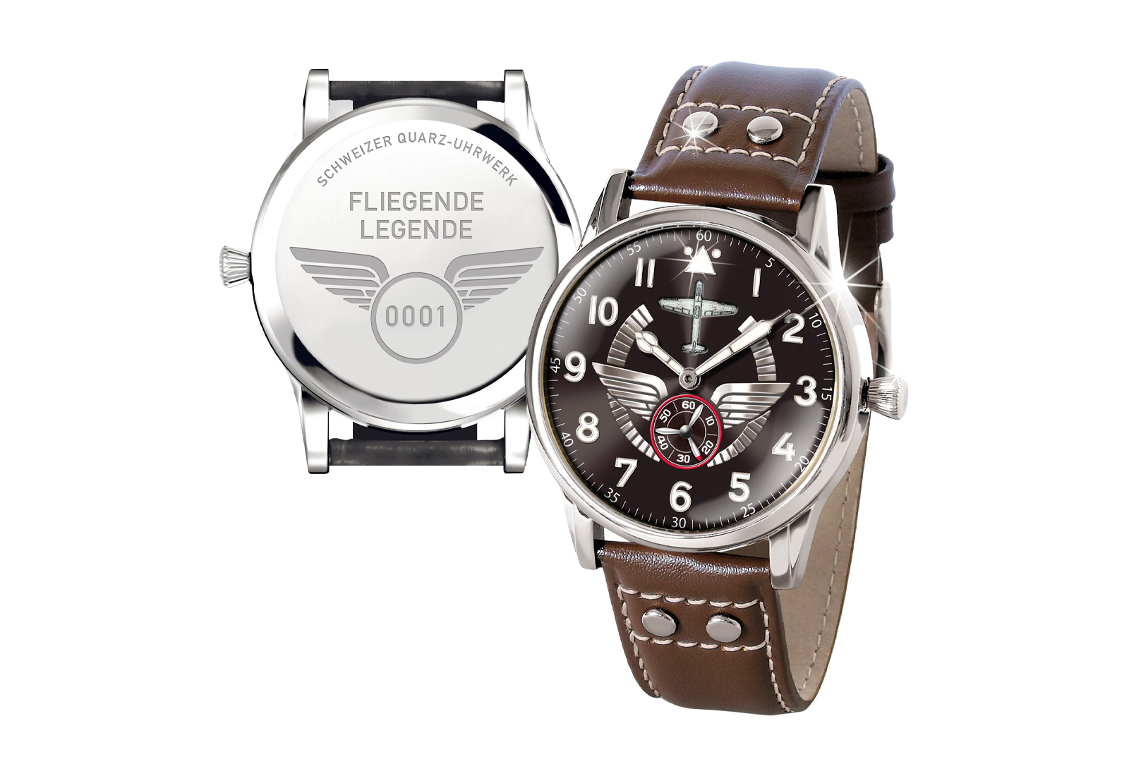 Herren Armbanduhr - Fliegende Legende