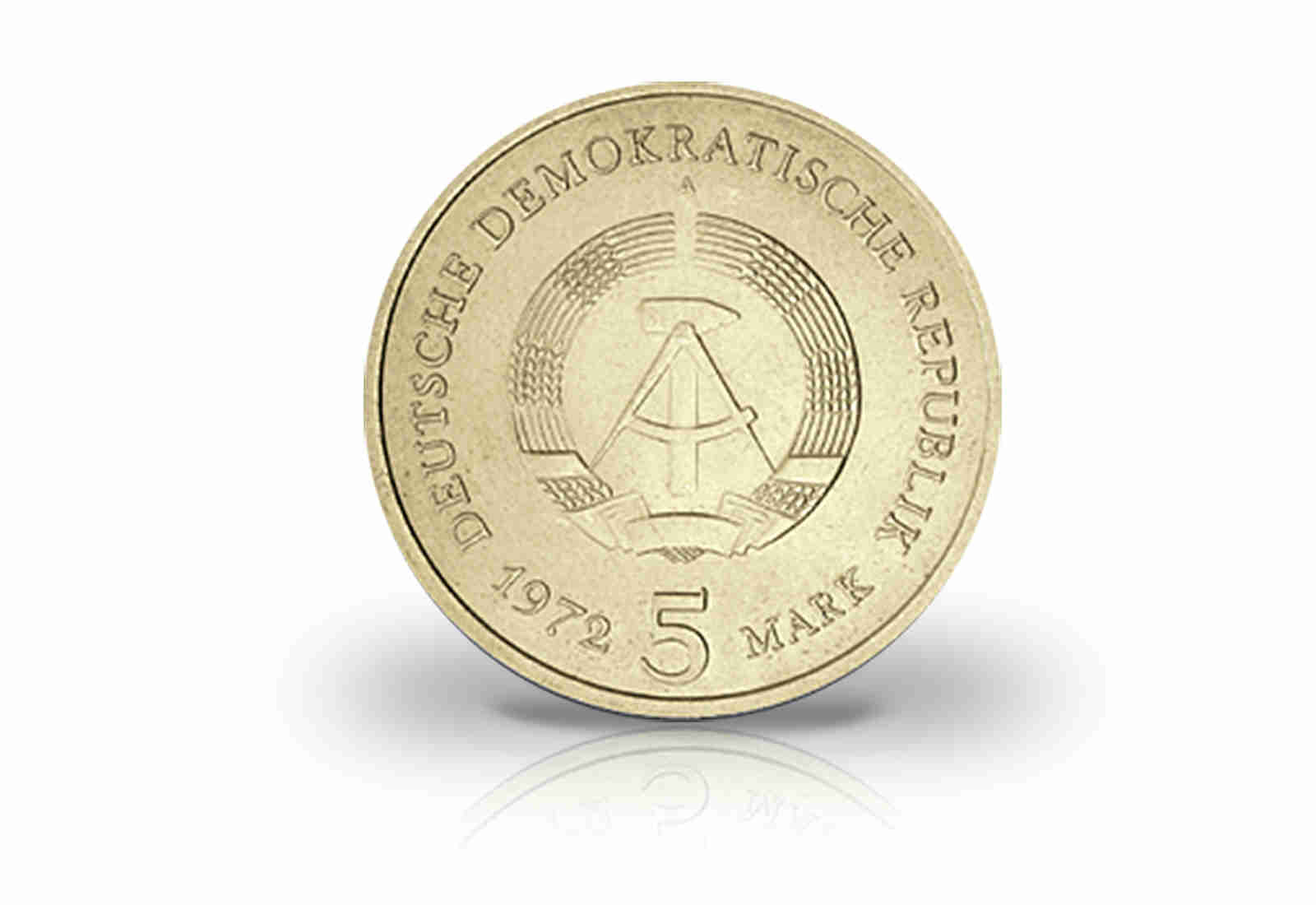 5 Mark Gedenkmünze 1972 DDR Meißen Jaeger-Nr. 1543