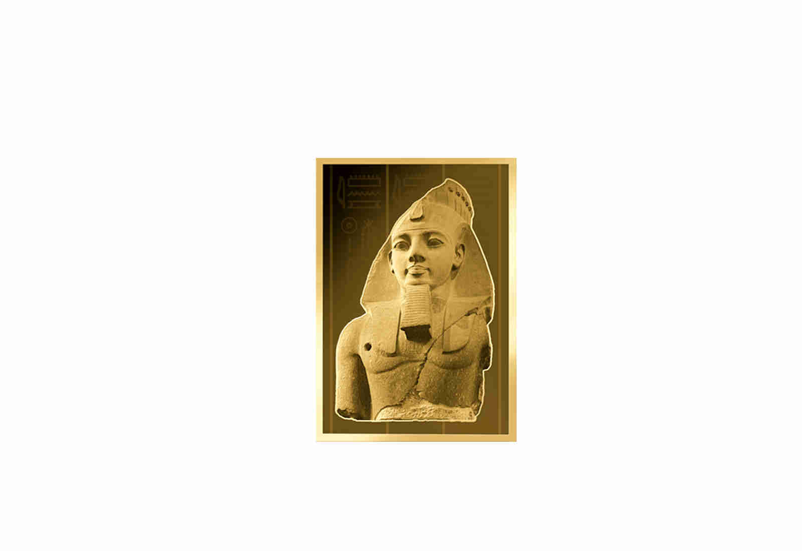 Goldcard Motiv Ramses II. 999/1000 Gold