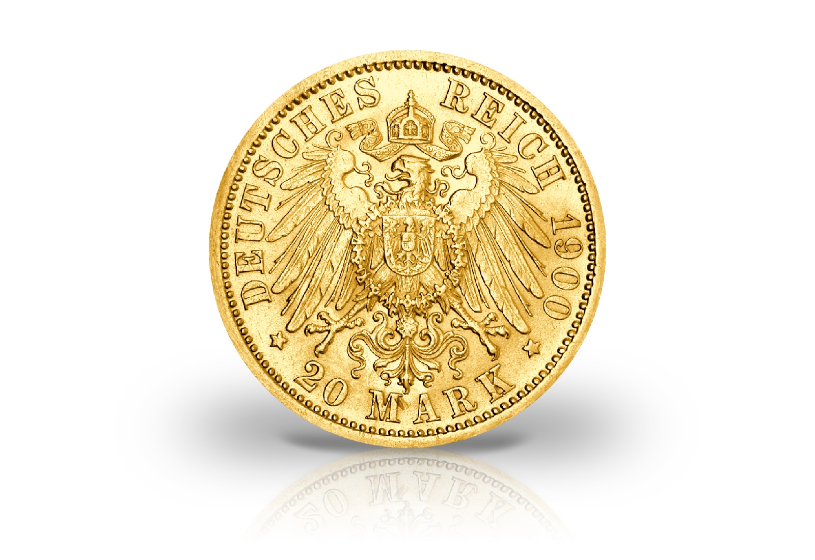 20 Mark Goldmünze 1895-1913 Deutsches Kaiserreich Bayern König Otto Jaeger-Nr. 200