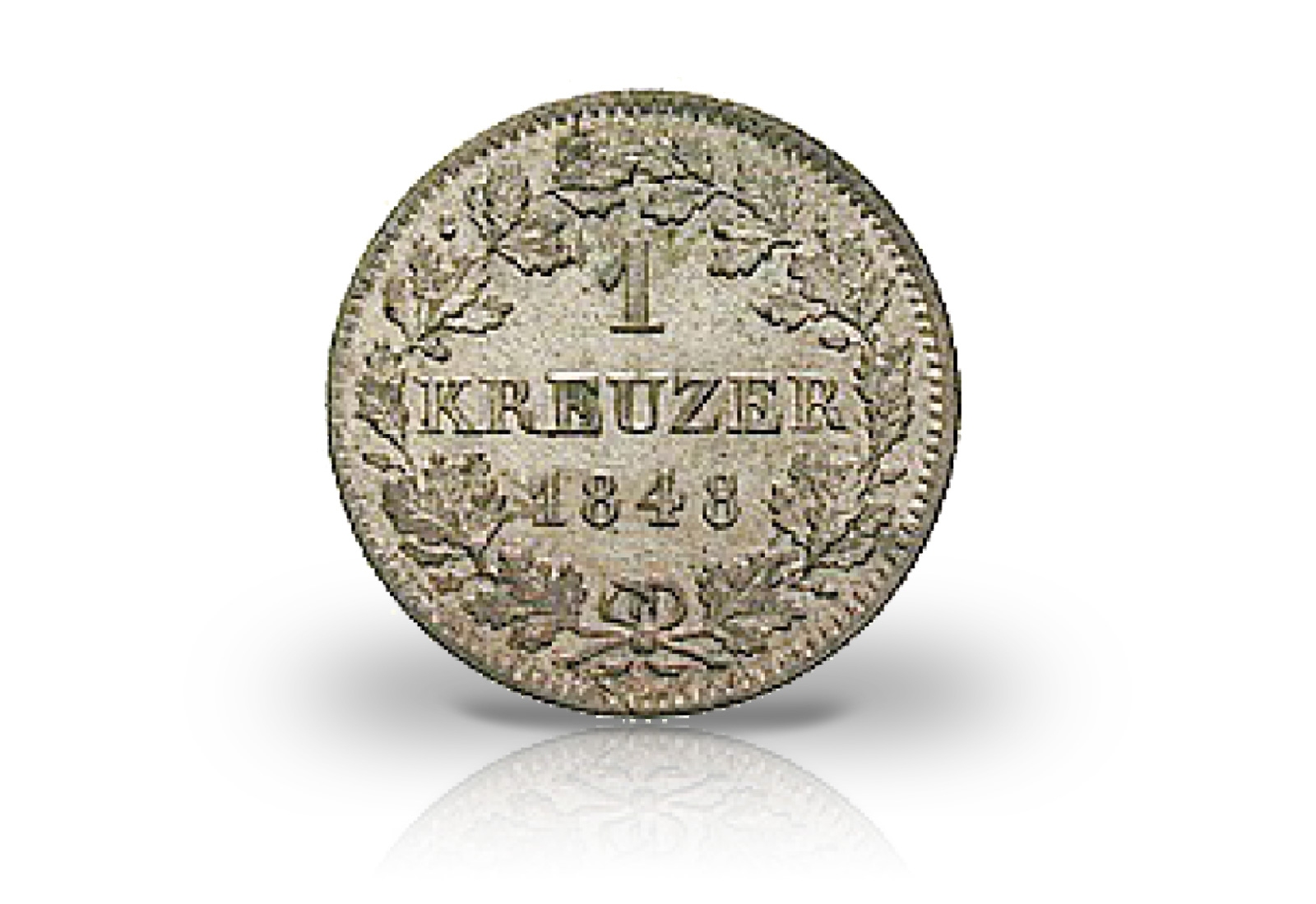 1 Kreuzer 1839-1848 Altdeuschland Bayern Ludwig I. Motiv Wappen