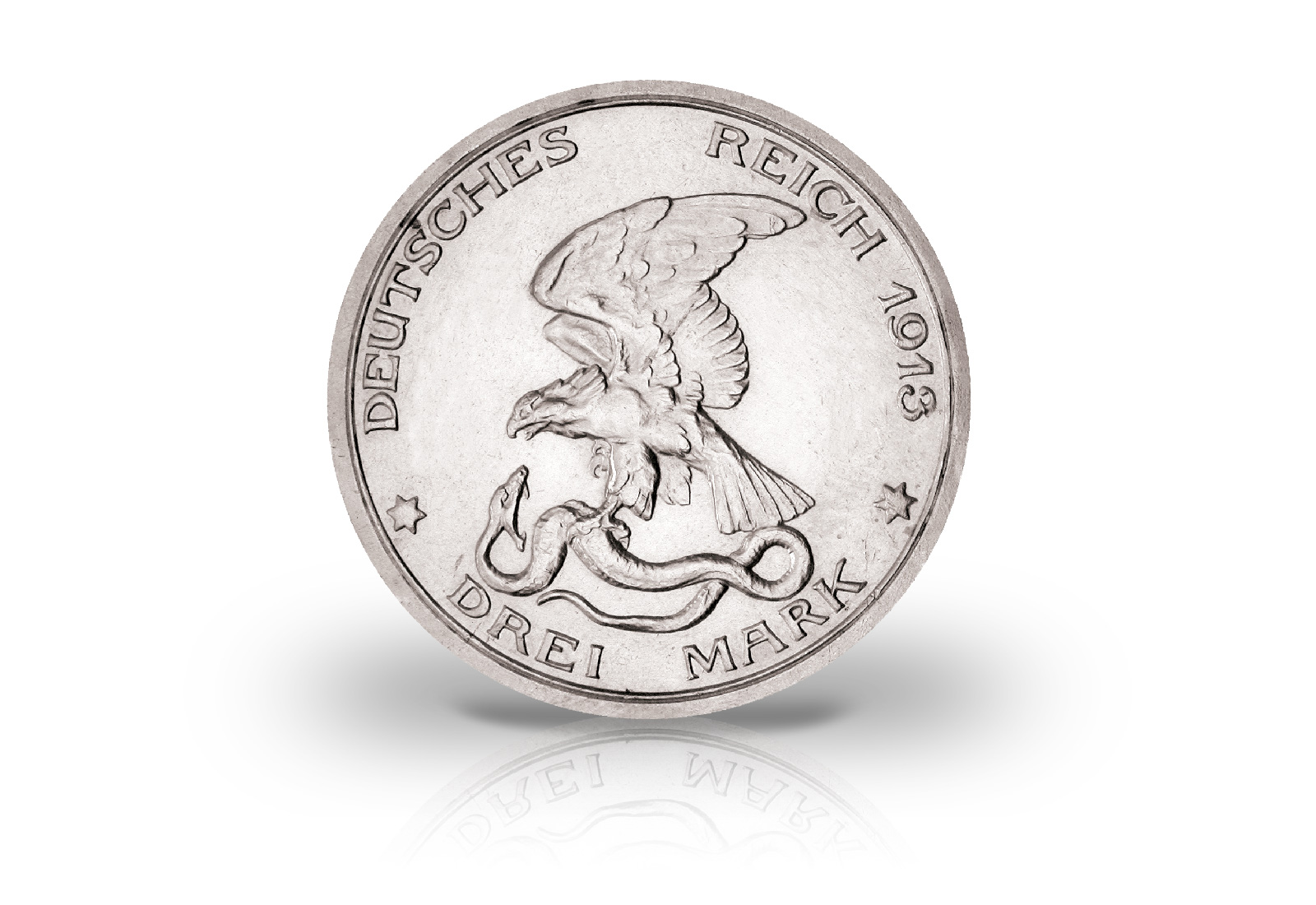 3 Mark 1913 Deutsche Kaiserreich Preußen Befreiungskriege Jaeger-Nr. 110