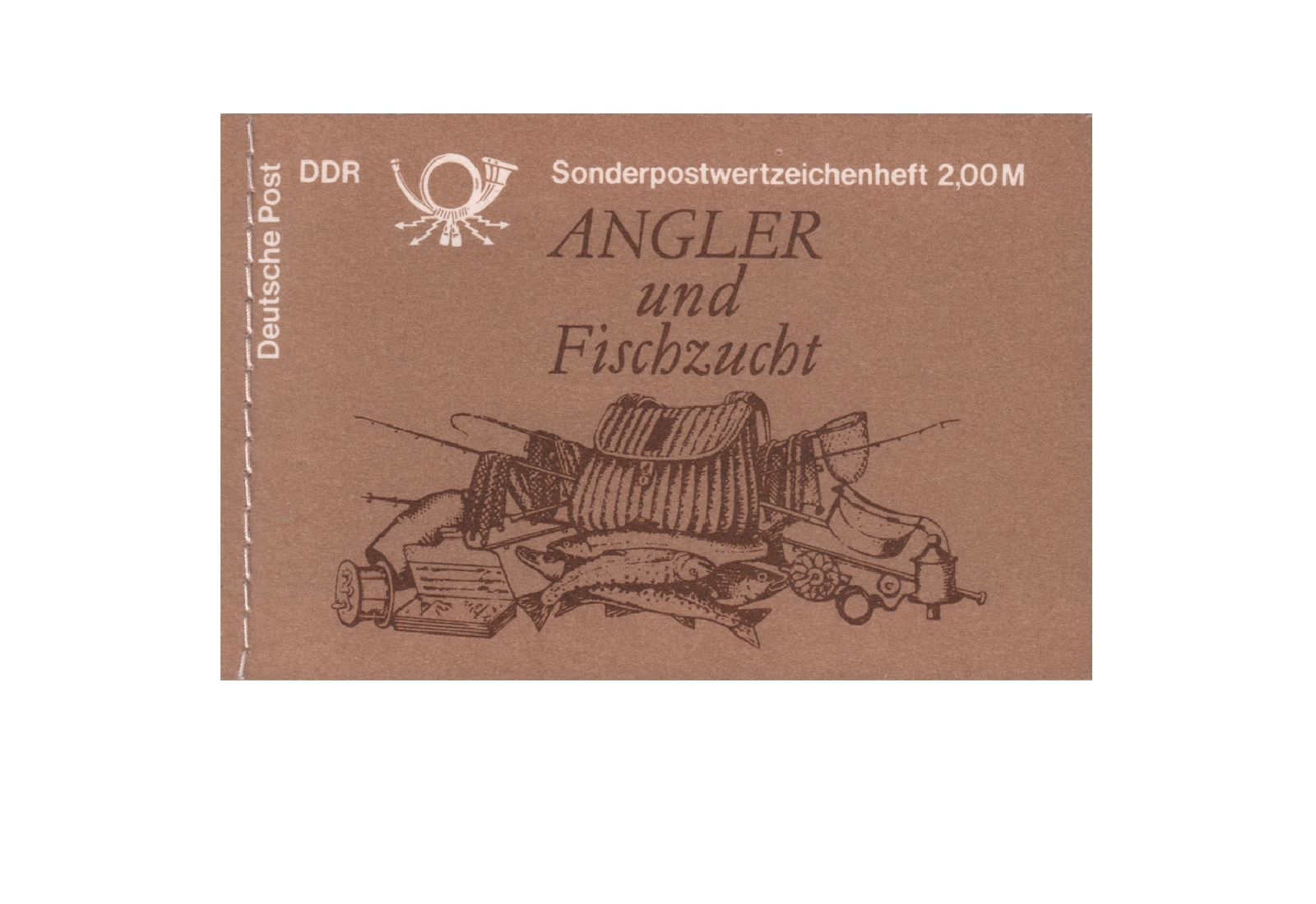 DDR Markenheftchen Süßwasserfische 1988 MH Mi.Nr. 9