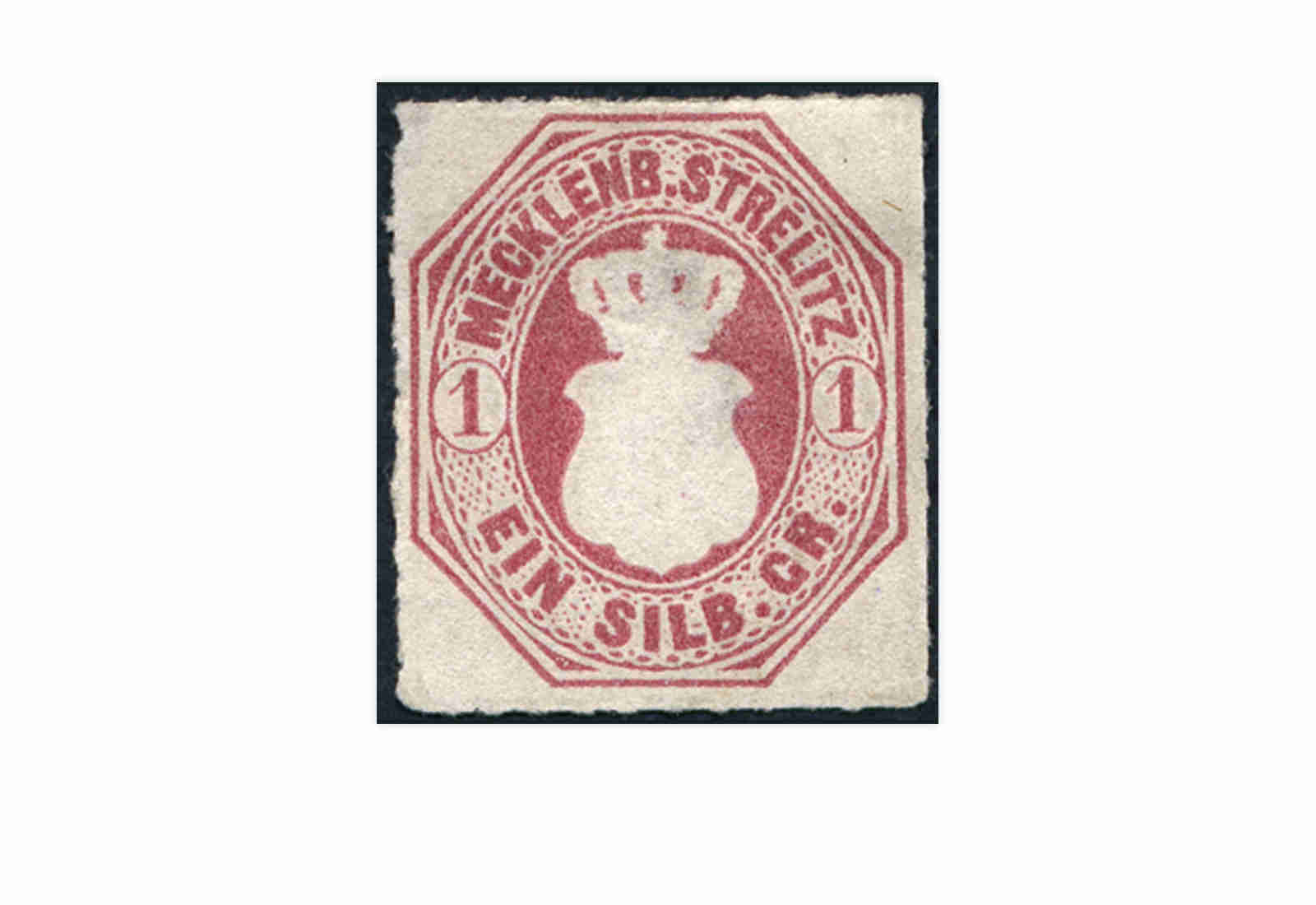 Briefmarke Altdeutschland Mecklenburg-Strelitz Freimarke 1864 Michel-Nr. 4 Falz