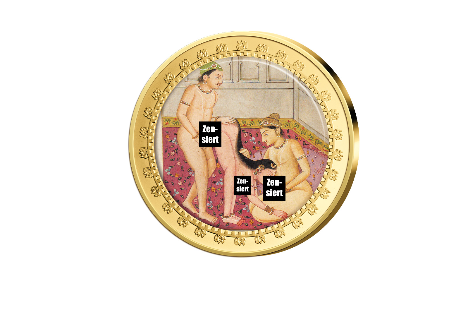 Kamasutra Farbapplikation Der Esel im Frühling