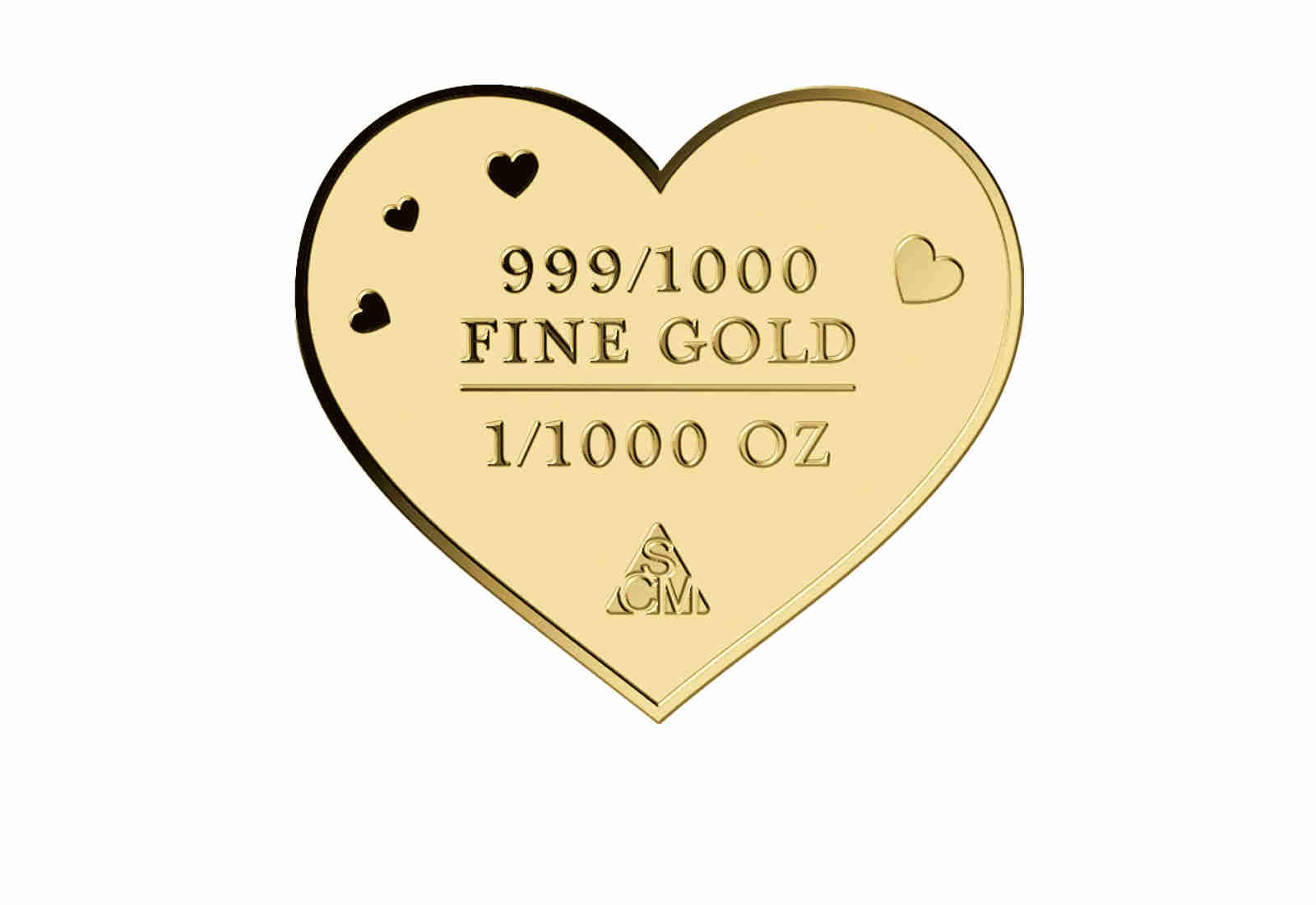 Goldausgabe Motiv "I Love You" 999/1000 Gold Geschenk
