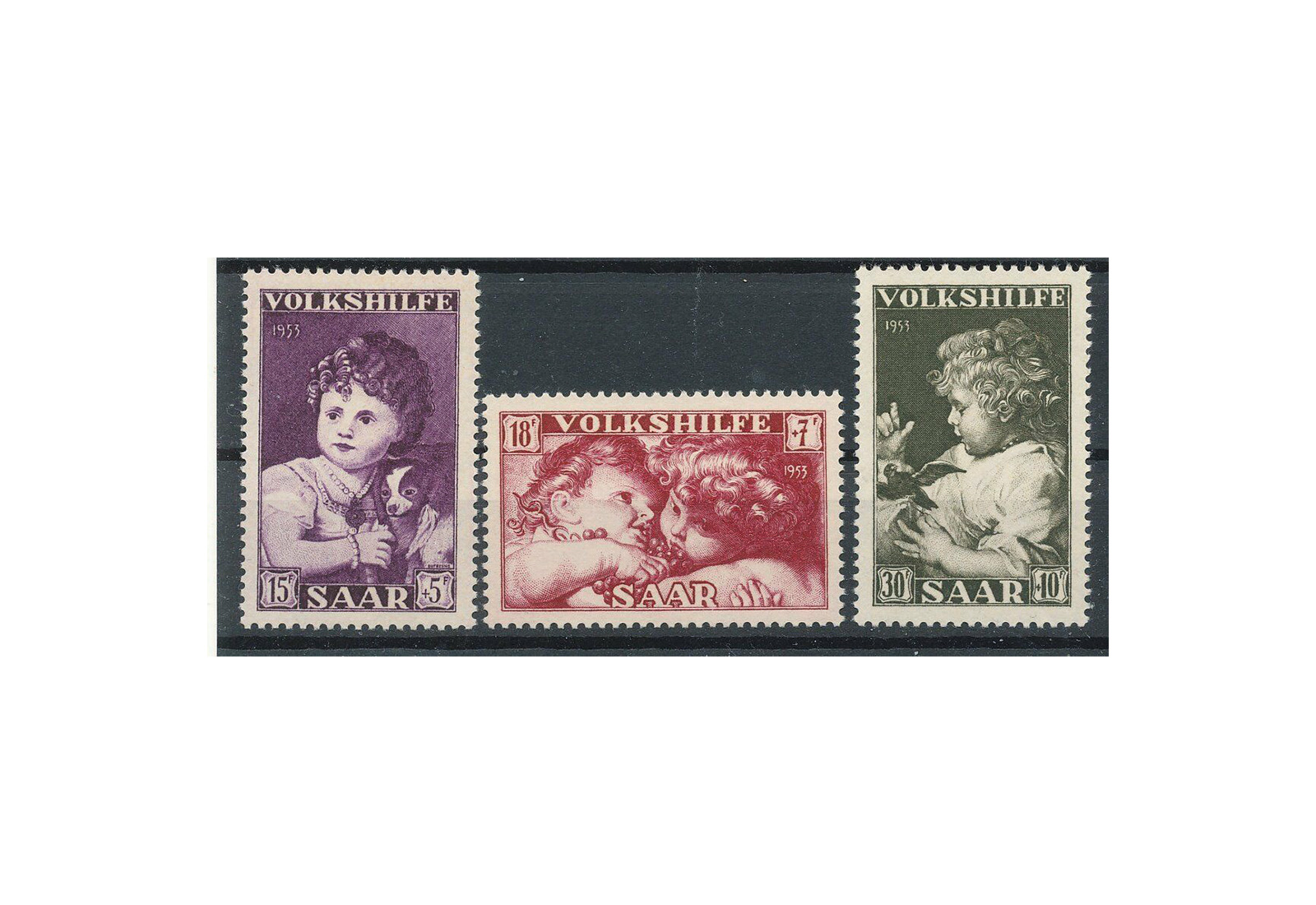 Briefmarke Saar 344/46 **