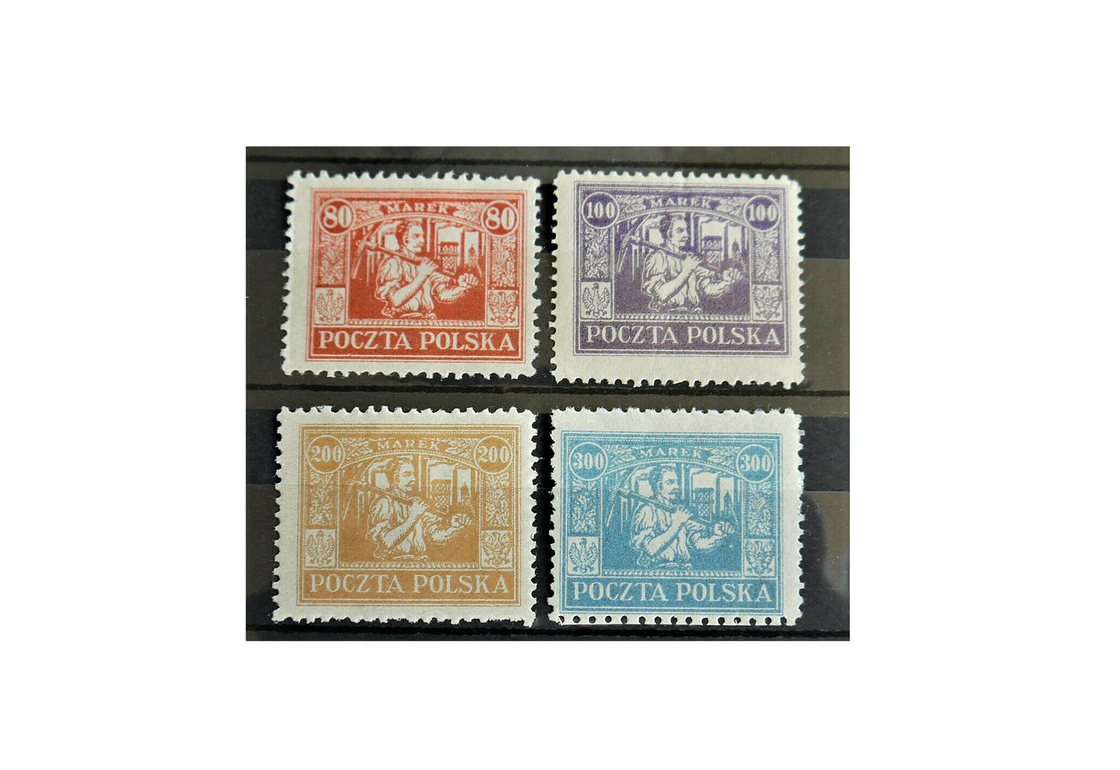 Briefmarke Östl.Oberschlesien Dt. Abstimmungsgebiet Mi:17-20ges