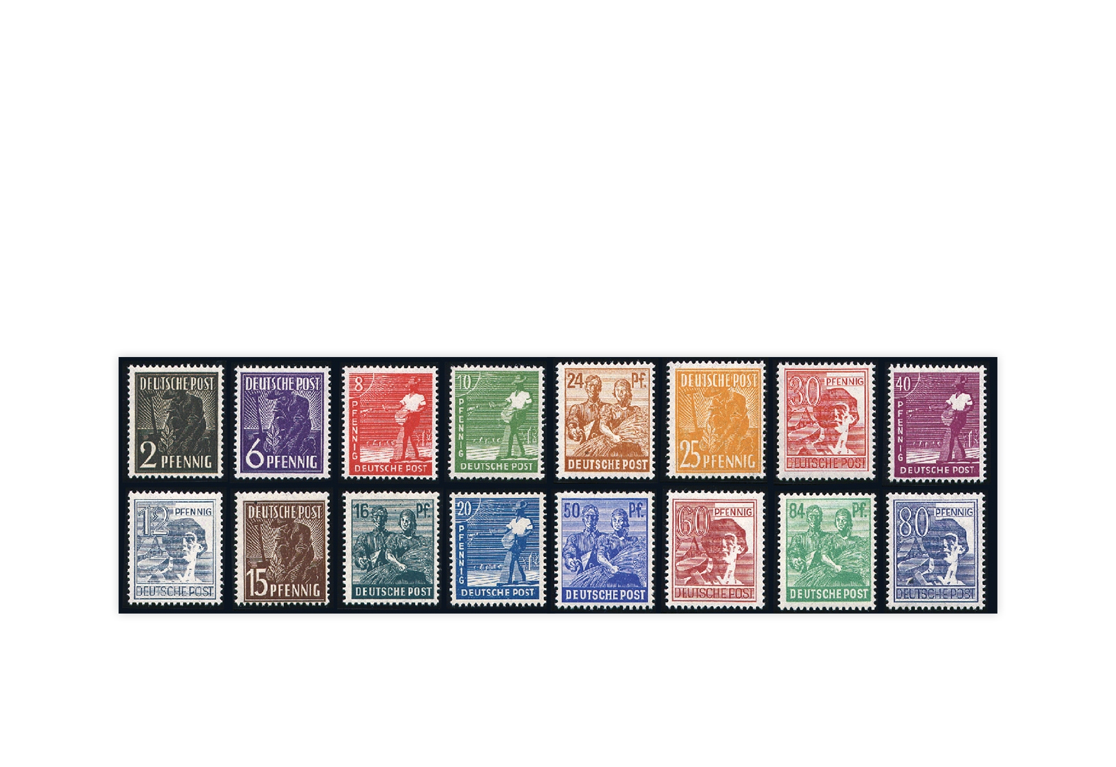 Alliierte Besetzung Kontrollrat II Mi.Nr. 943/962 postfrisch