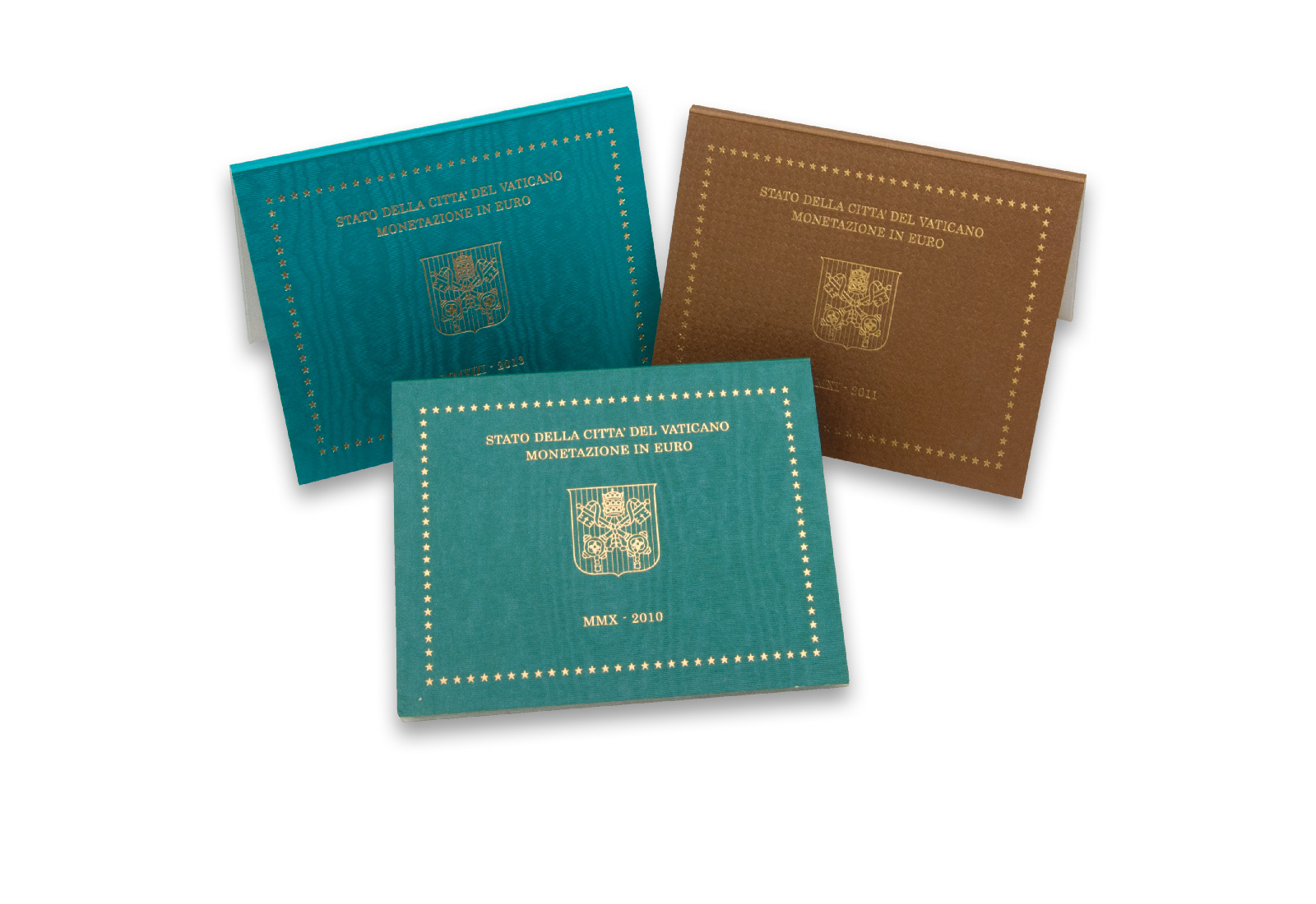 Vatikan Blister im 3er Pack für Kursmünzensätze