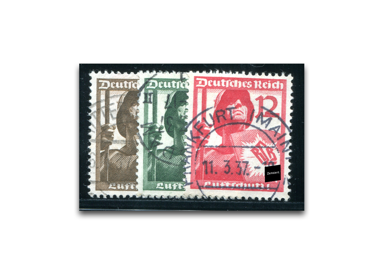 Deutsches Reich Mi.Nr. 643/645 gestempelt