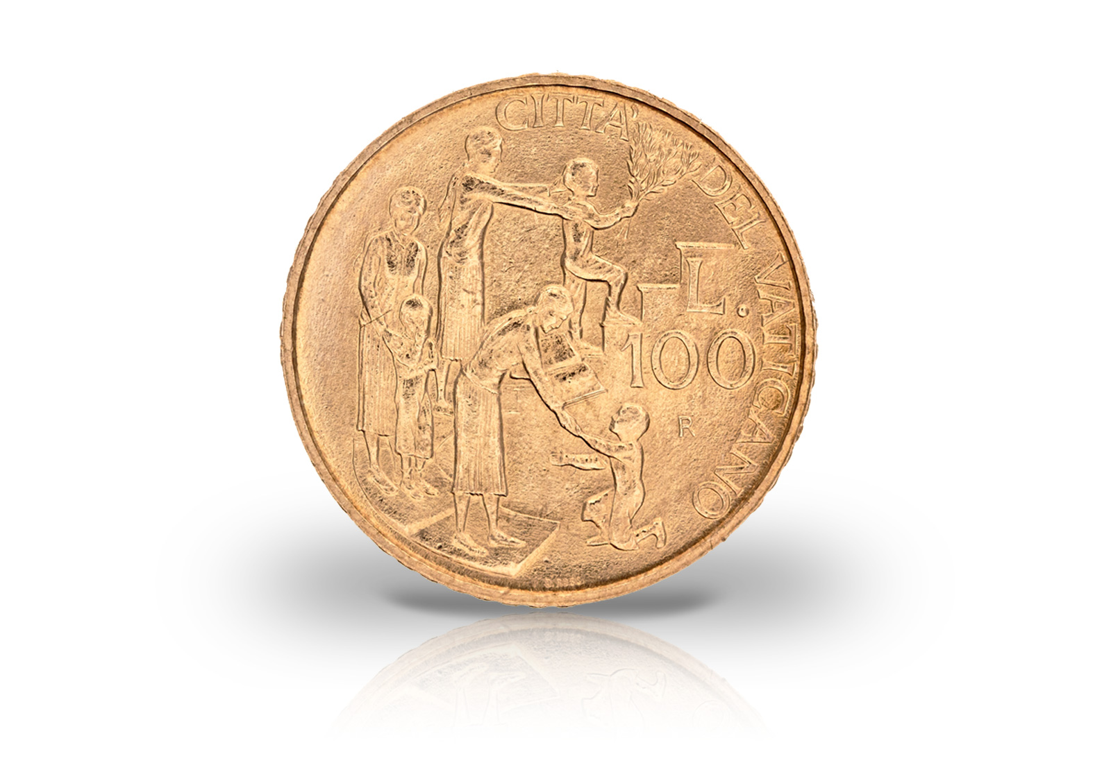 100 Lire 1996 Vatikan Papst Johannes Paul II. Vatikanstadt