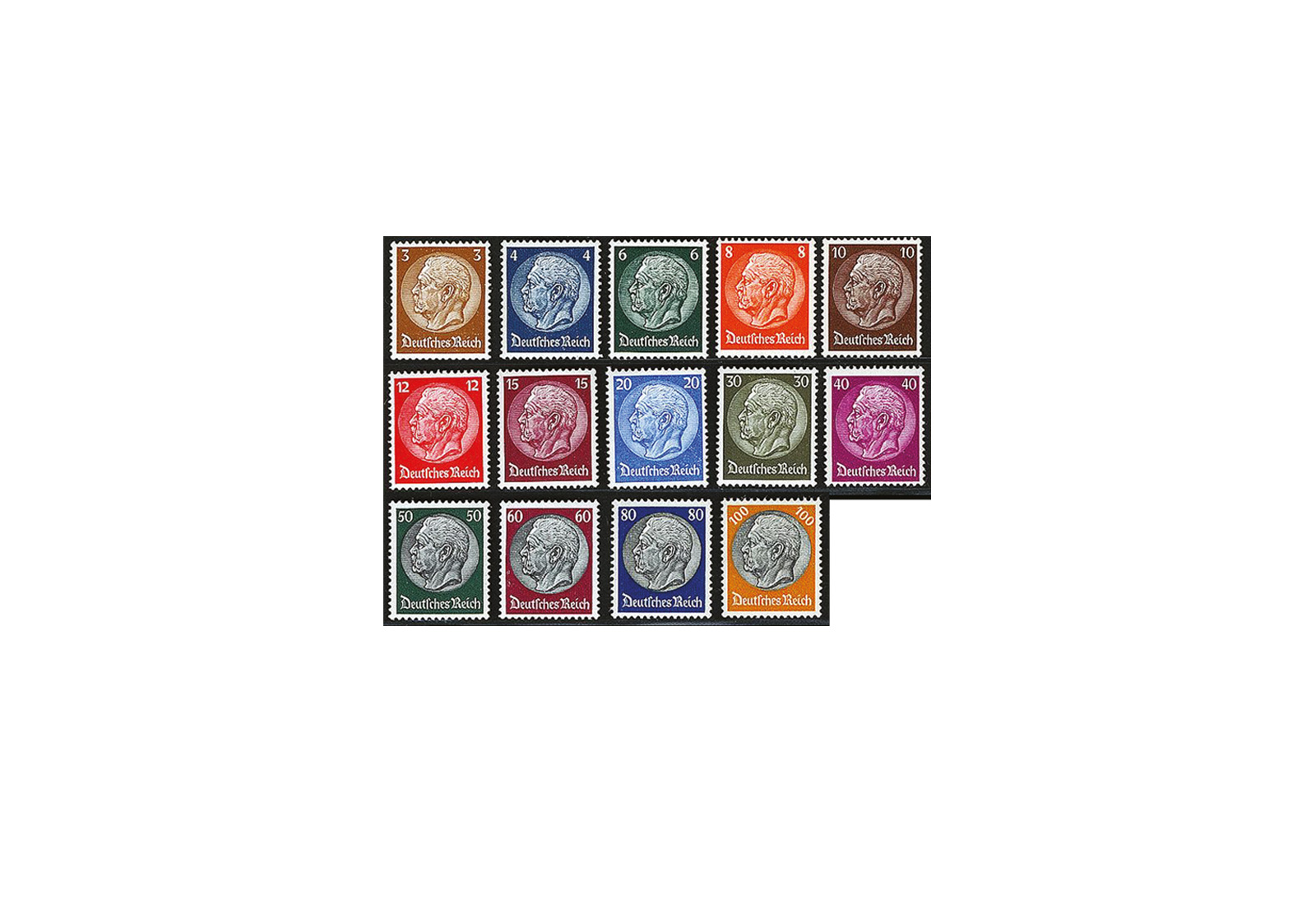 Deutsches Reich Michel-Nr. 482/495 postfrisch