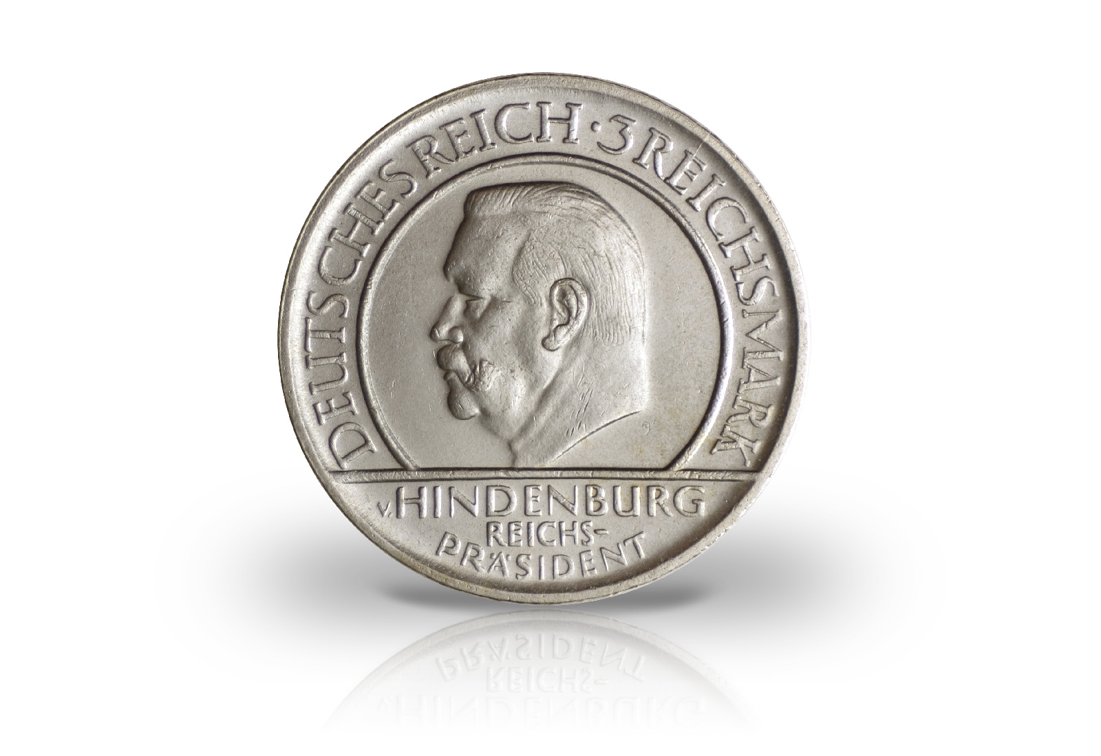 3 Reichsmark 1929 Weimarer Republik 10 Jahre Weimarer Verfassung Jaeger-Nr. 340