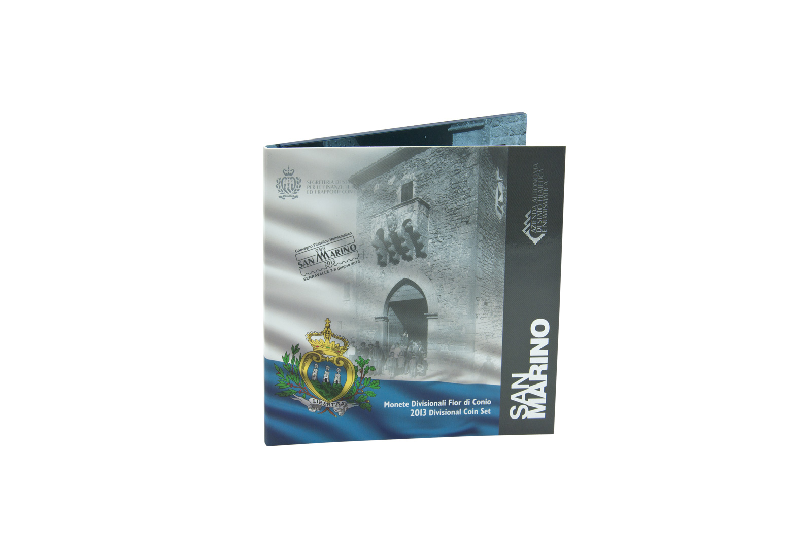 Kursmünzensatz 2013 San Marino st im Blister