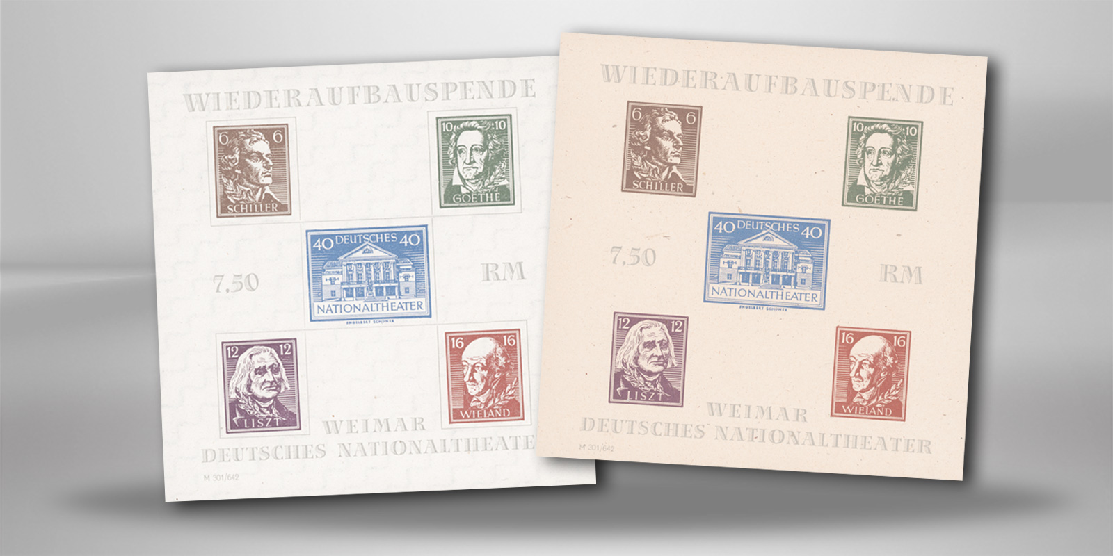 Briefmarken SBZ Block 3 A/B postfrisch