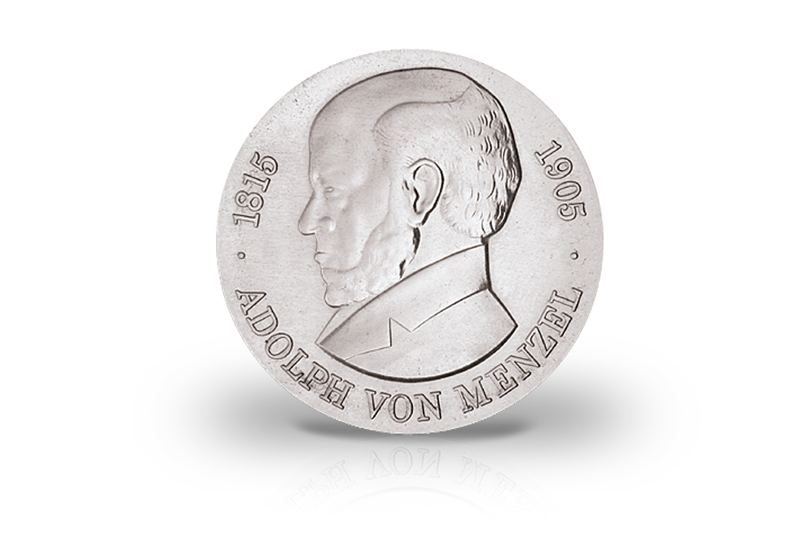 5 Mark Gedenkmünze 1980 DDR Adolph von Menzel Jaeger-Nr. 1576