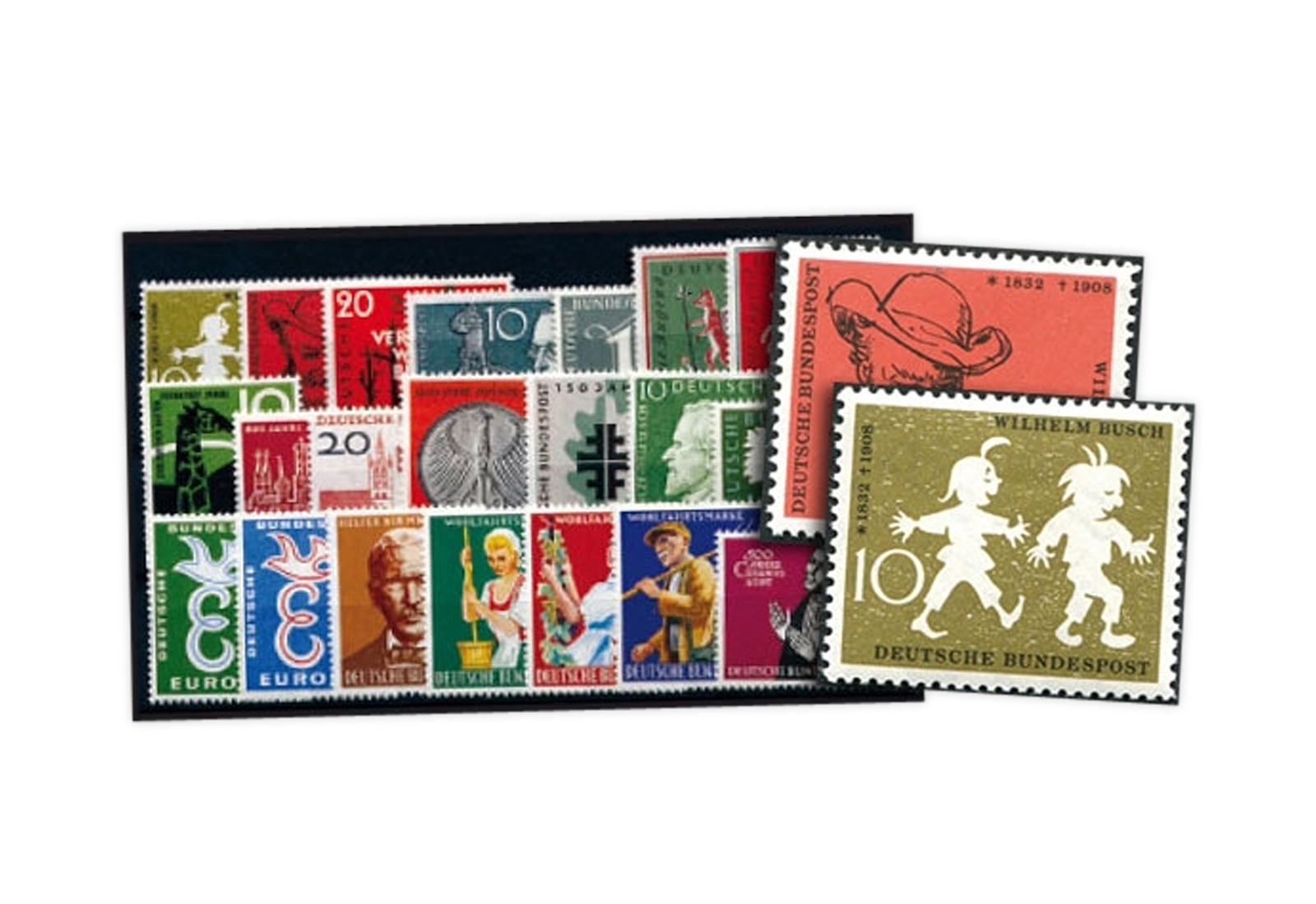 BRD Jahrgang 1958 Mi.Nr. 281-301 gestempelt