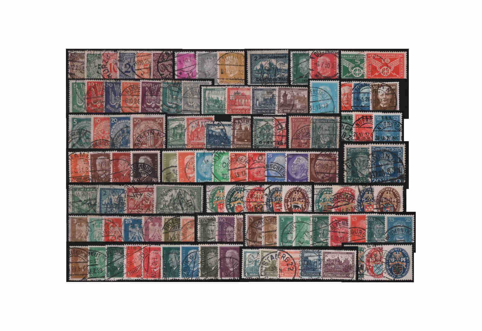 Weimarer Republik 1924-1932 Michel Nr. 338-478 gestempelt