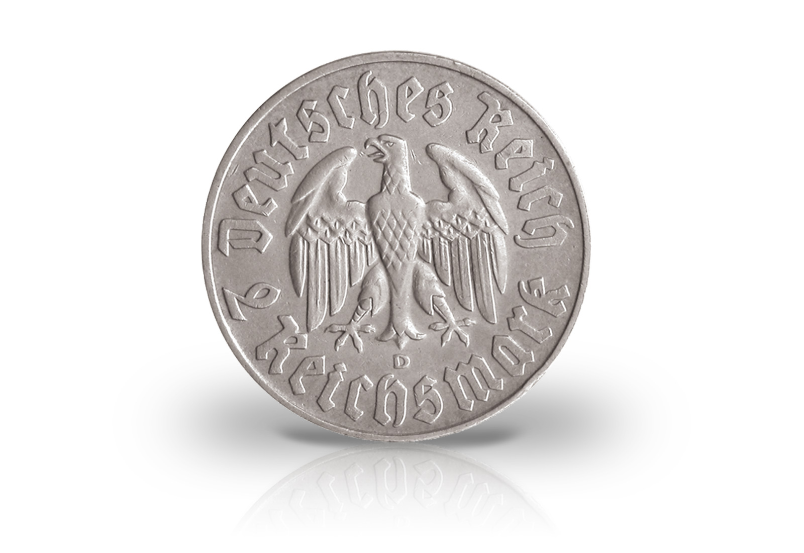 2 Reichsmark 1933 Drittes Reich Martin Luther Prägestätte A Jaeger-Nr. 352