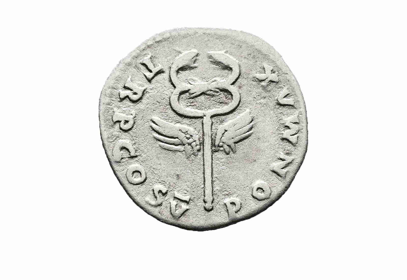 Römisches Reich Silberdenar des Vaspasianus 69-79 n. Chr. im Etui inkl Zertifikat
