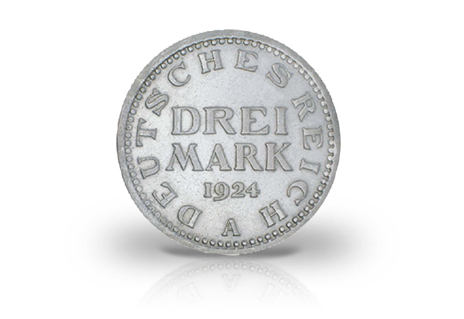 3 Mark 1924-1925 Weimarer Republik Jaeger-Nr. 312