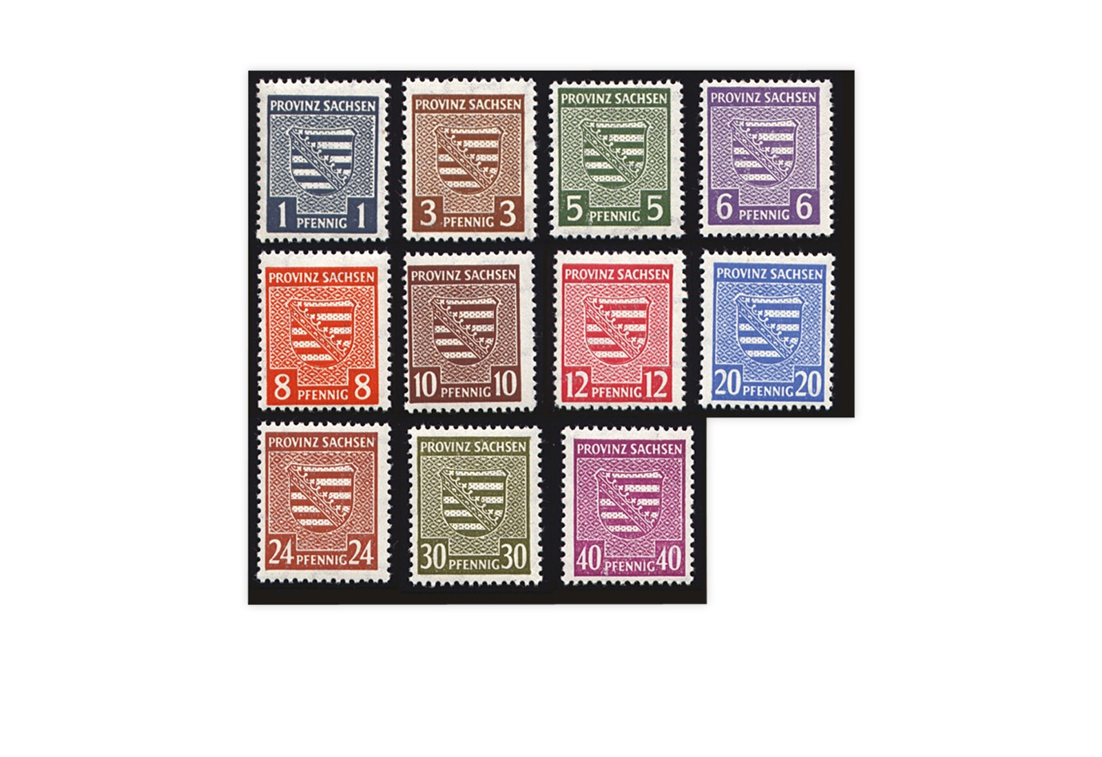 SBZ Mi.Nr. 73 X/84 X gestempelt ohne 80 X gestempelt